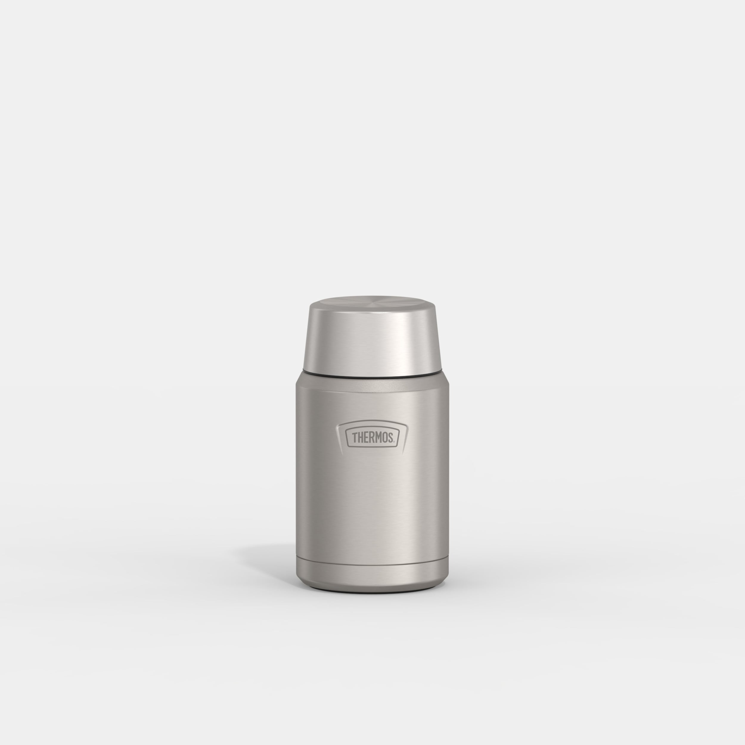 Thermos Stainless Steel Insulated Food Jar with Spoon, 24oz, Matte Stainless Steel
