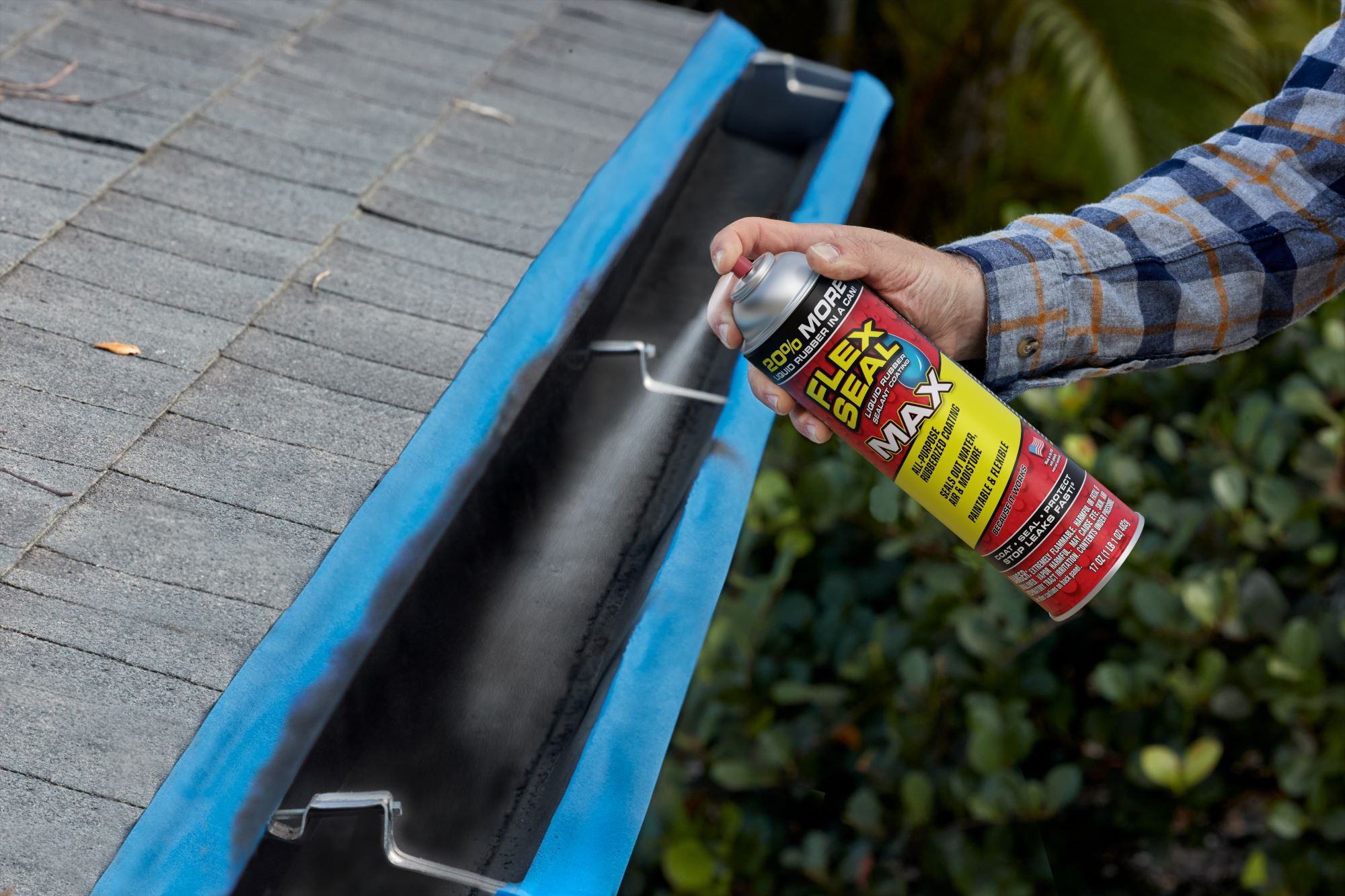 Flex Seal MAX Aerosol Liquid Rubber Sealant Coating, 17 oz, Black