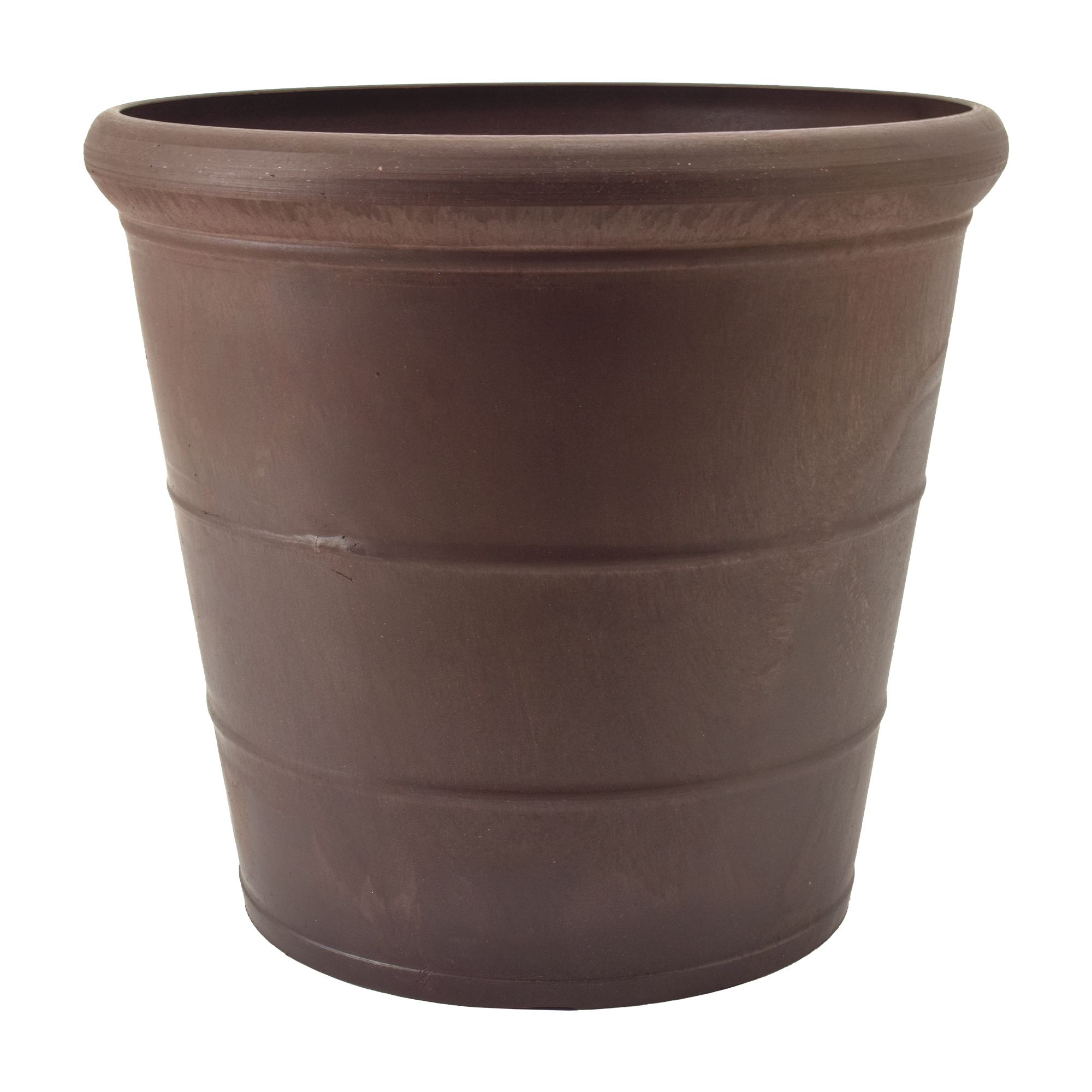 Arcadia Garden Products 11.5-in W Small Brown Plastic Indoor/Outdoor Planter