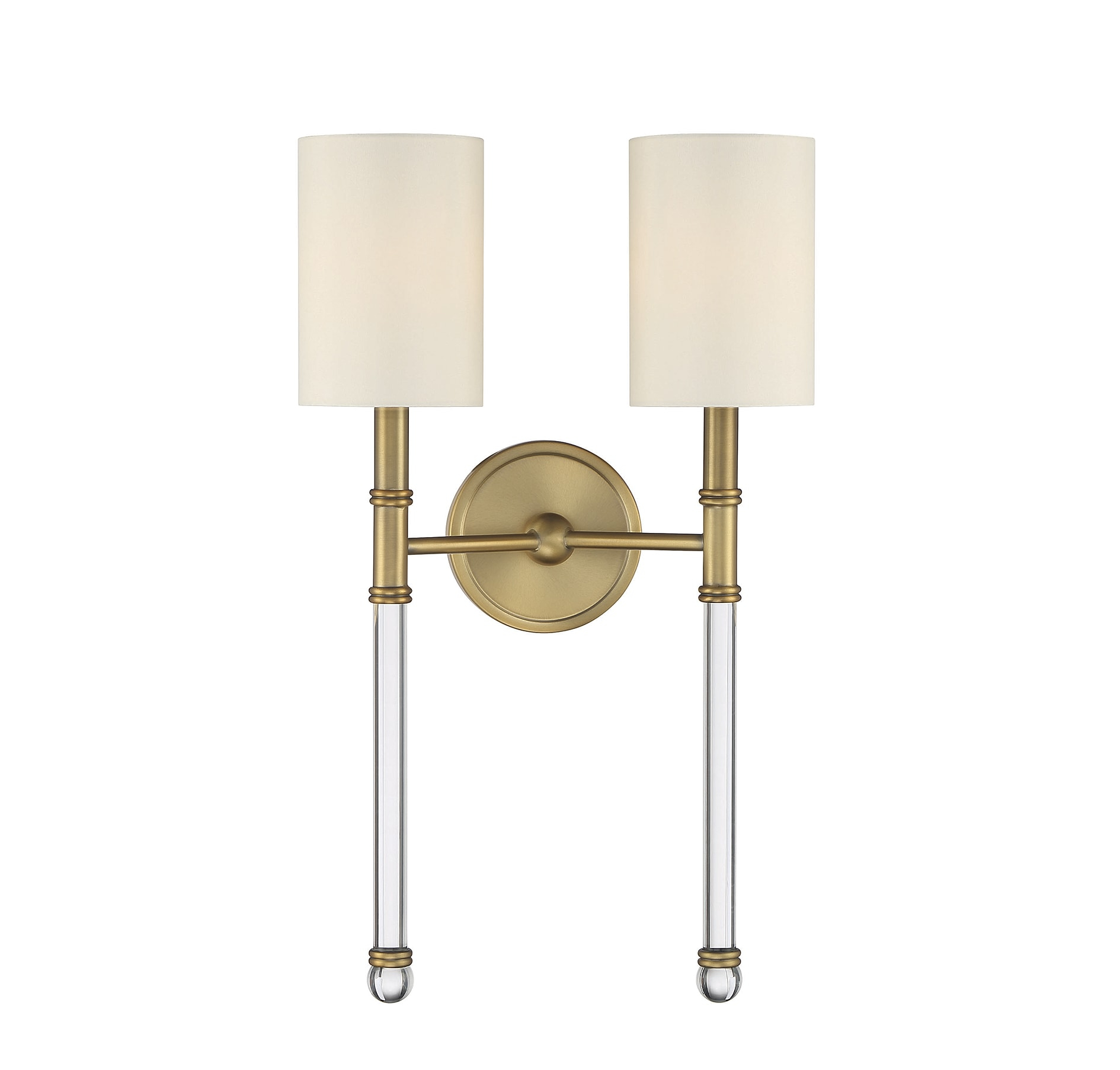 Savoy House Fremont 2 - Light Wall Light in  Warm Brass