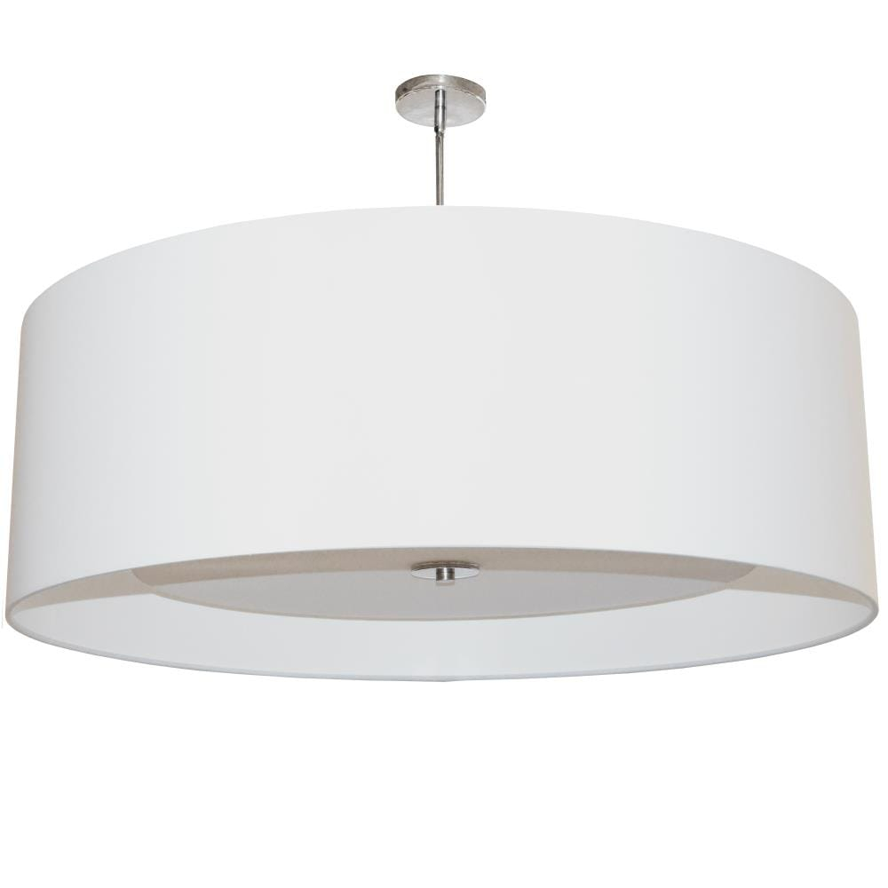 Dainolite 4LT Helena Pendant PC, White w/White Diffuser