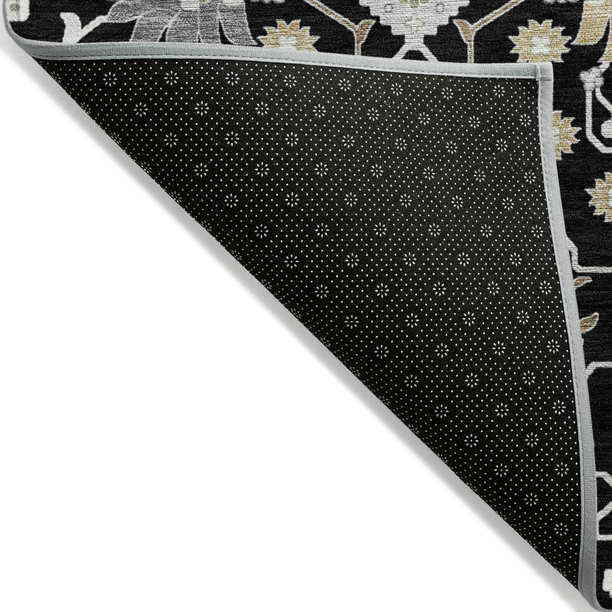 Addison Black Synthetic Flat Woven 8' x 10' Area Rug