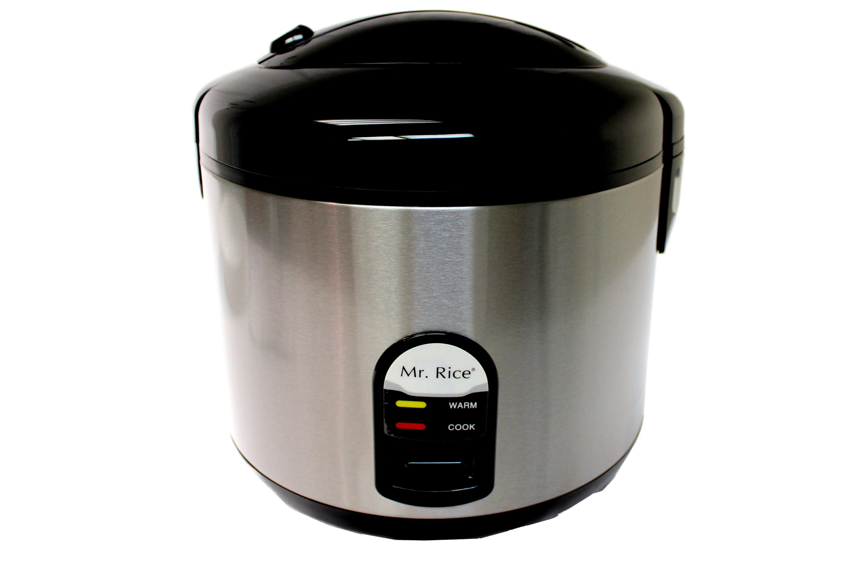 Mr. Rice 10-Cup Stainless Steel Electric Rice Cooker with Steamer