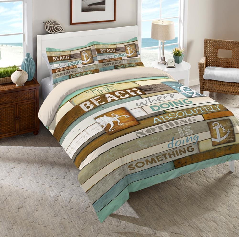 Laural Home Beach Mantra Comforter By Laural Home
