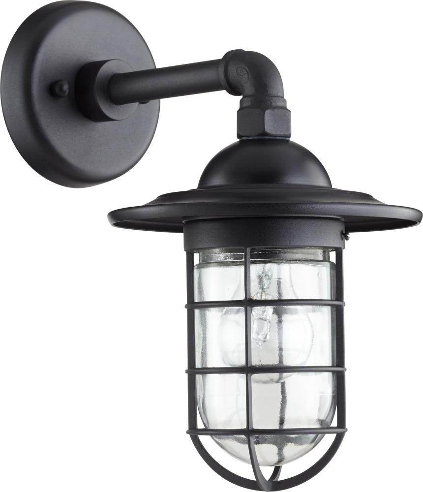 Quorum Lighting Bowery Noir Outdoor Wall Light, 1 Light, Wet Rated