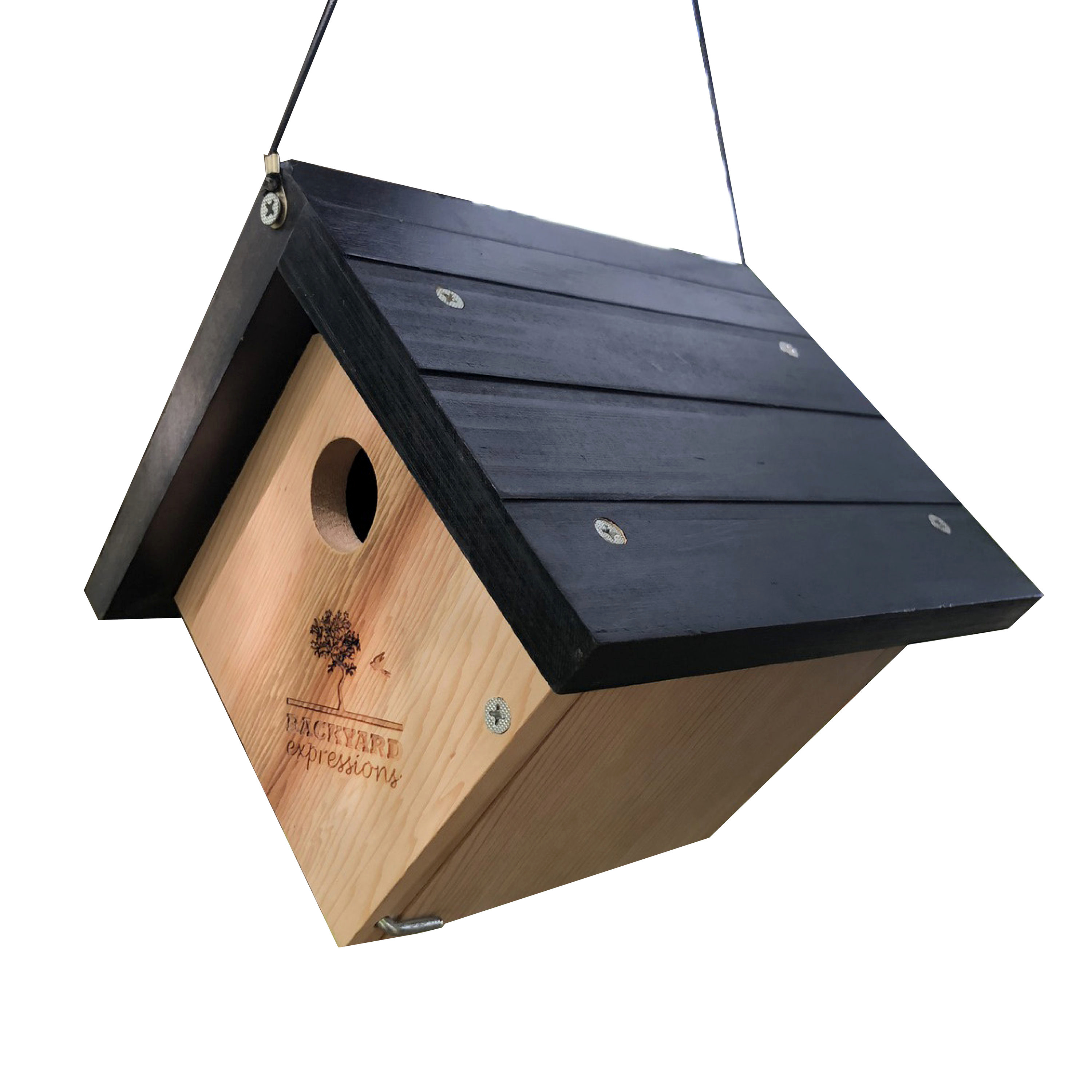 Backyard Expressions 8.1'' H x 8.1'' W x 8.9'' D Hanging Birdhouse