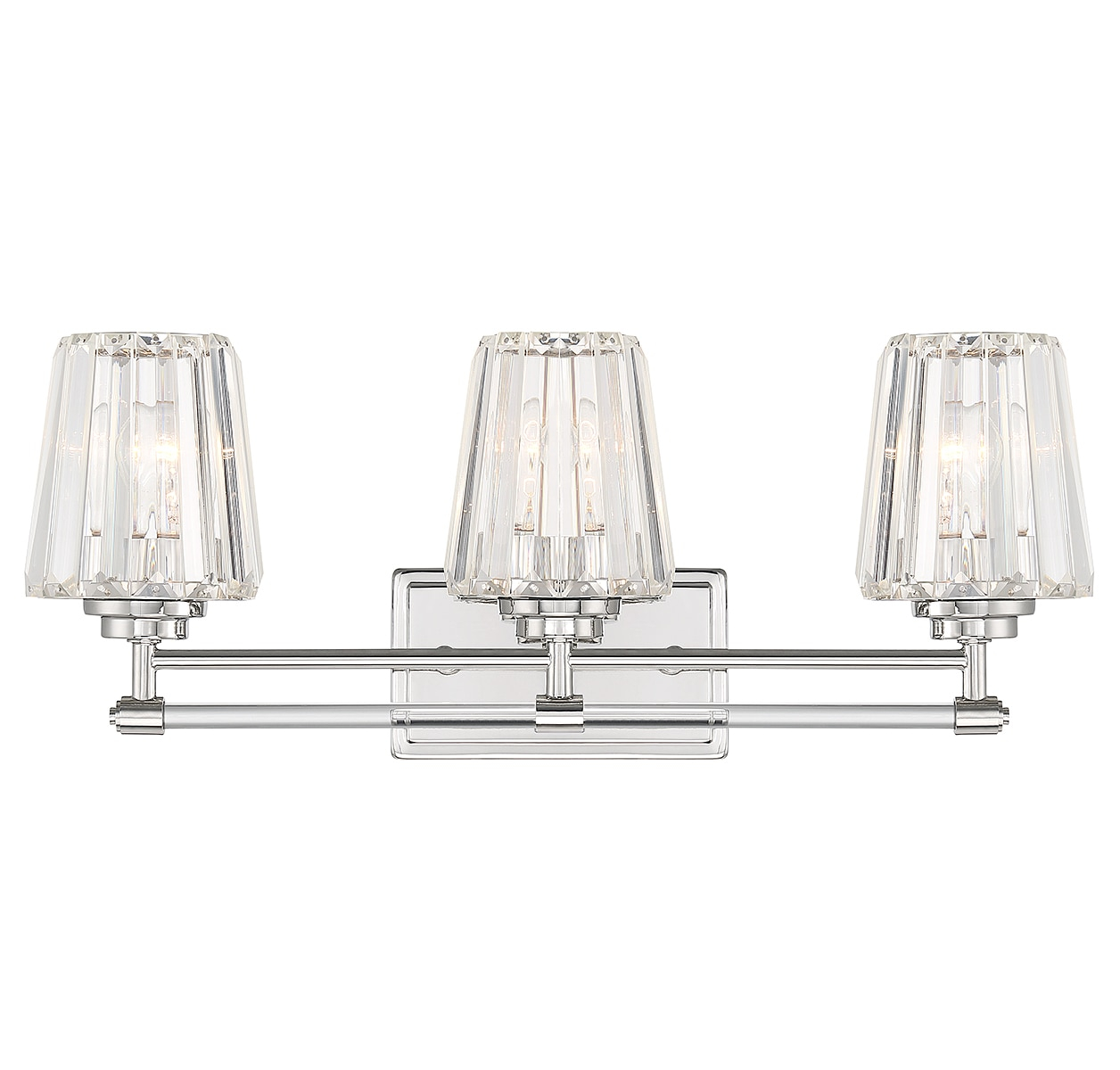 Savoy House Garnet 3 - Light Vanity in  Polished Nickel