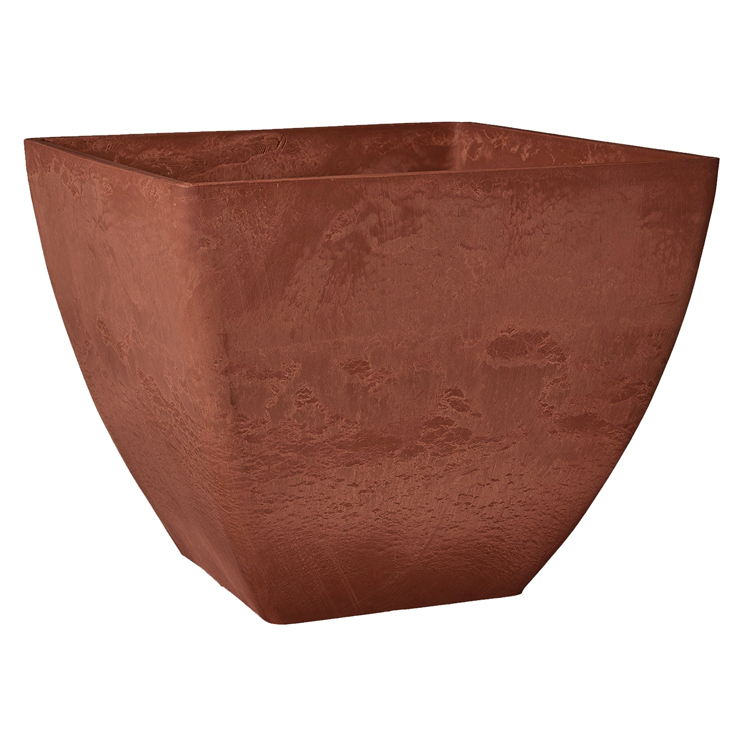 Simplicity Square 16 in. x 16 in. x 13 in. Terra Cotta PSW Pot