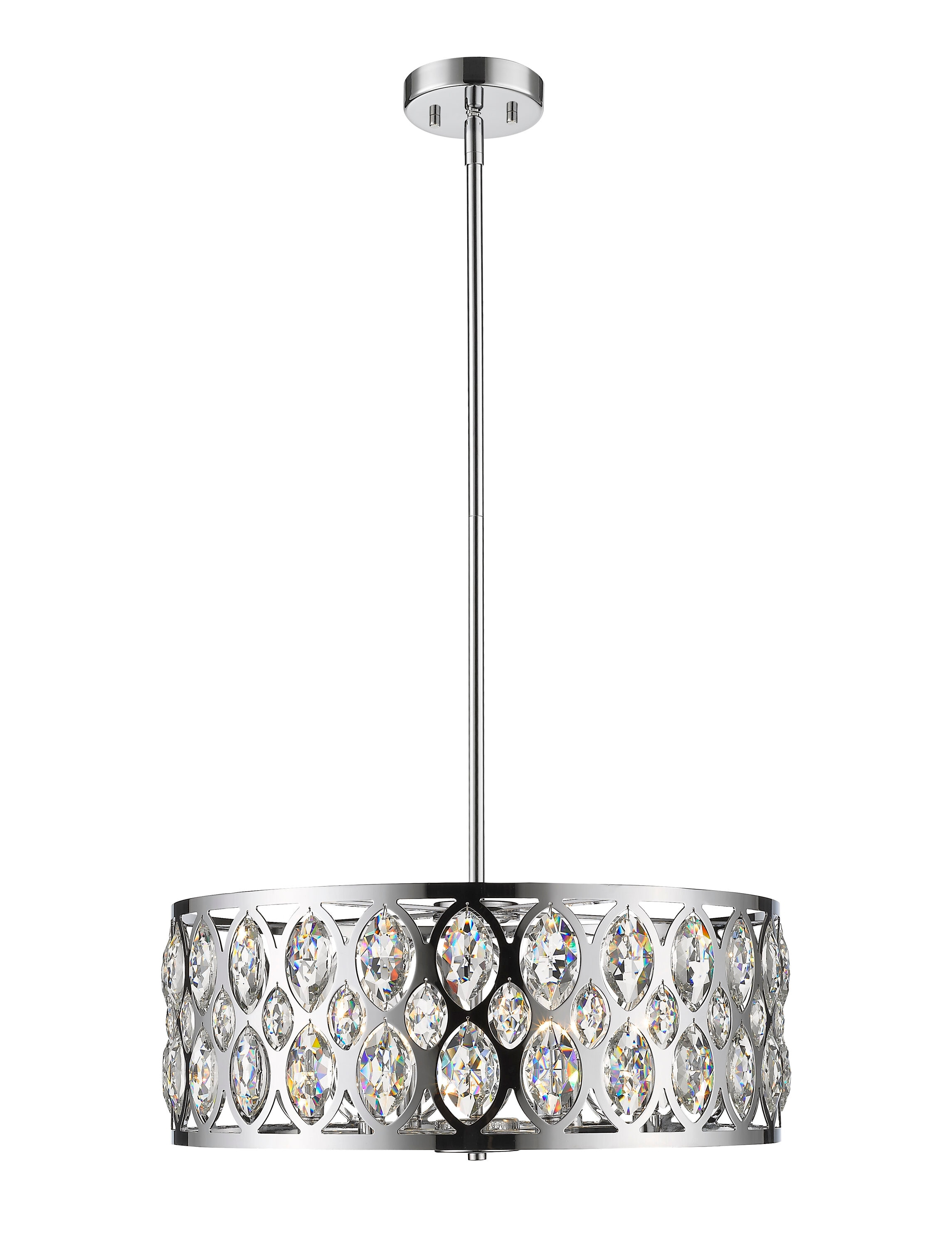 Z-Lite Dealey 6 - Light Chandelier in  Chrome