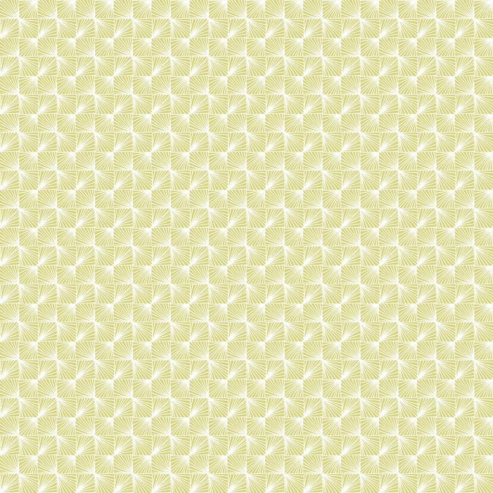 Coloroll Stockholm Lime Geometric Wallpaper