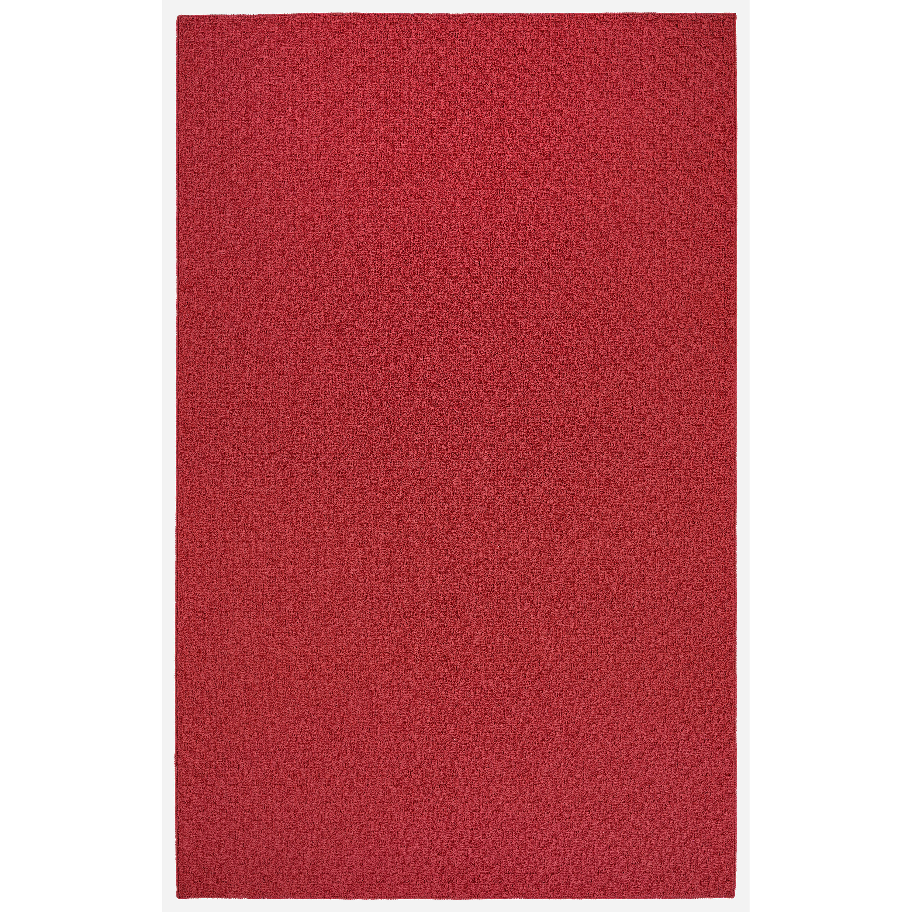 Garland Rug Town Square Polypropylene Chili Red Indoor Area Rug, 8' x 10'