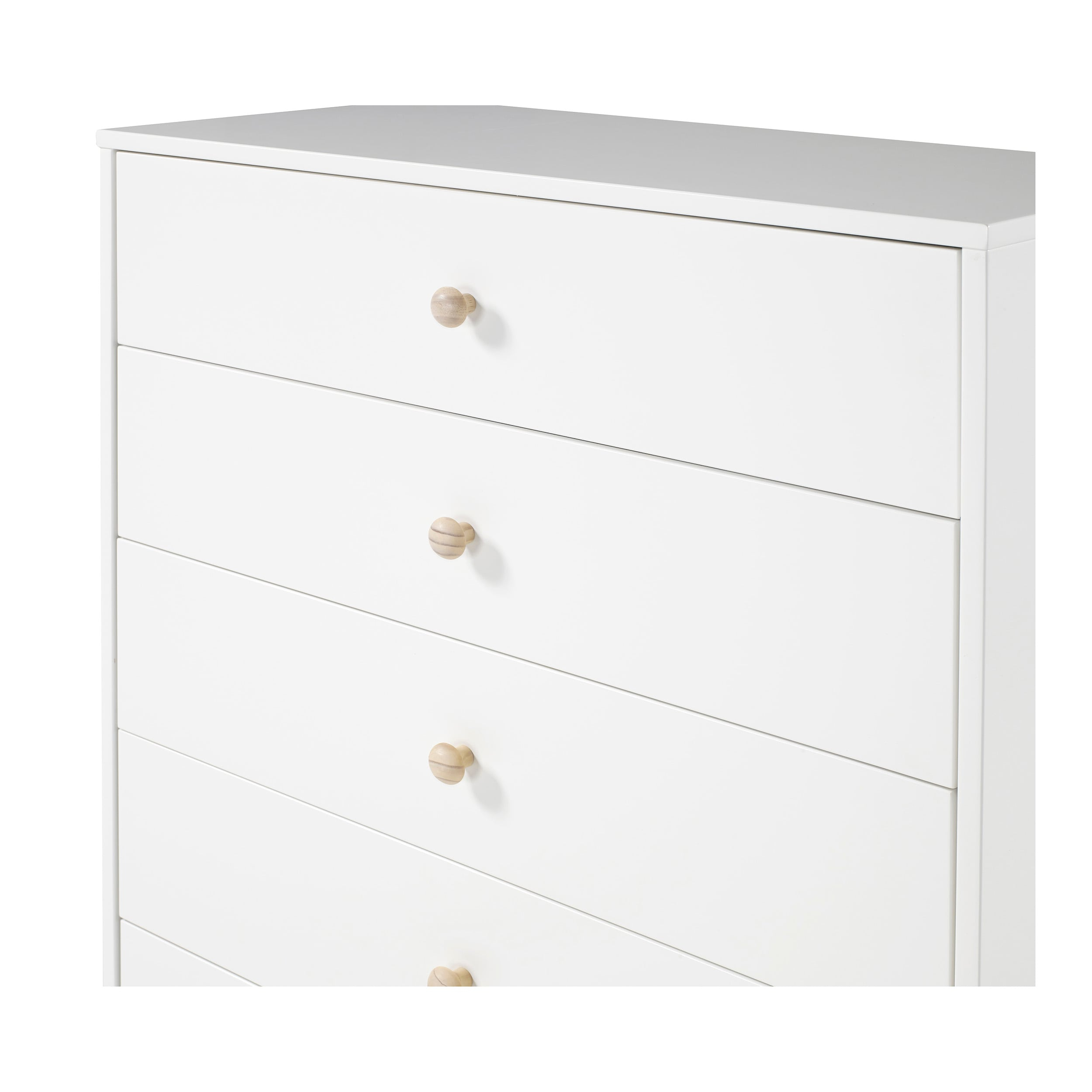 Alaterre Furniture MOD 35" W 5-Drawer Chest, White