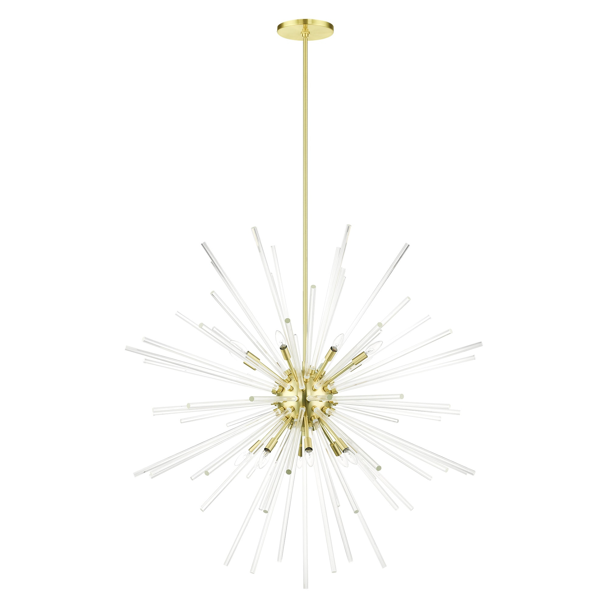 Livex Lighting Utopia 16 - Light Chandelier in  Satin Brass