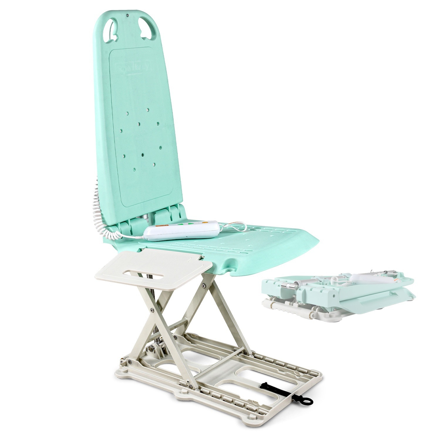 SuperHandy Transfer Bathtub Chair - Portable, Lightweight, Foldable, 330 LBS Capacity, Waterproof, Ergonomic Seat