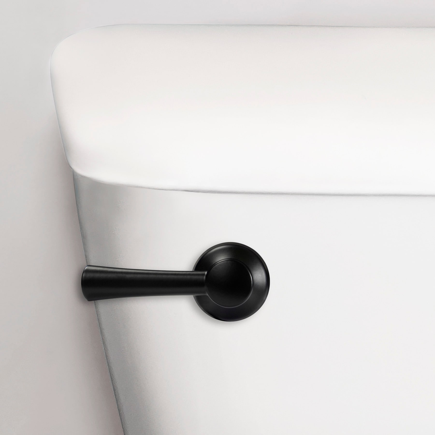 Korky 4001235 Strongram Flush Lever Black Matte Metal for Universal