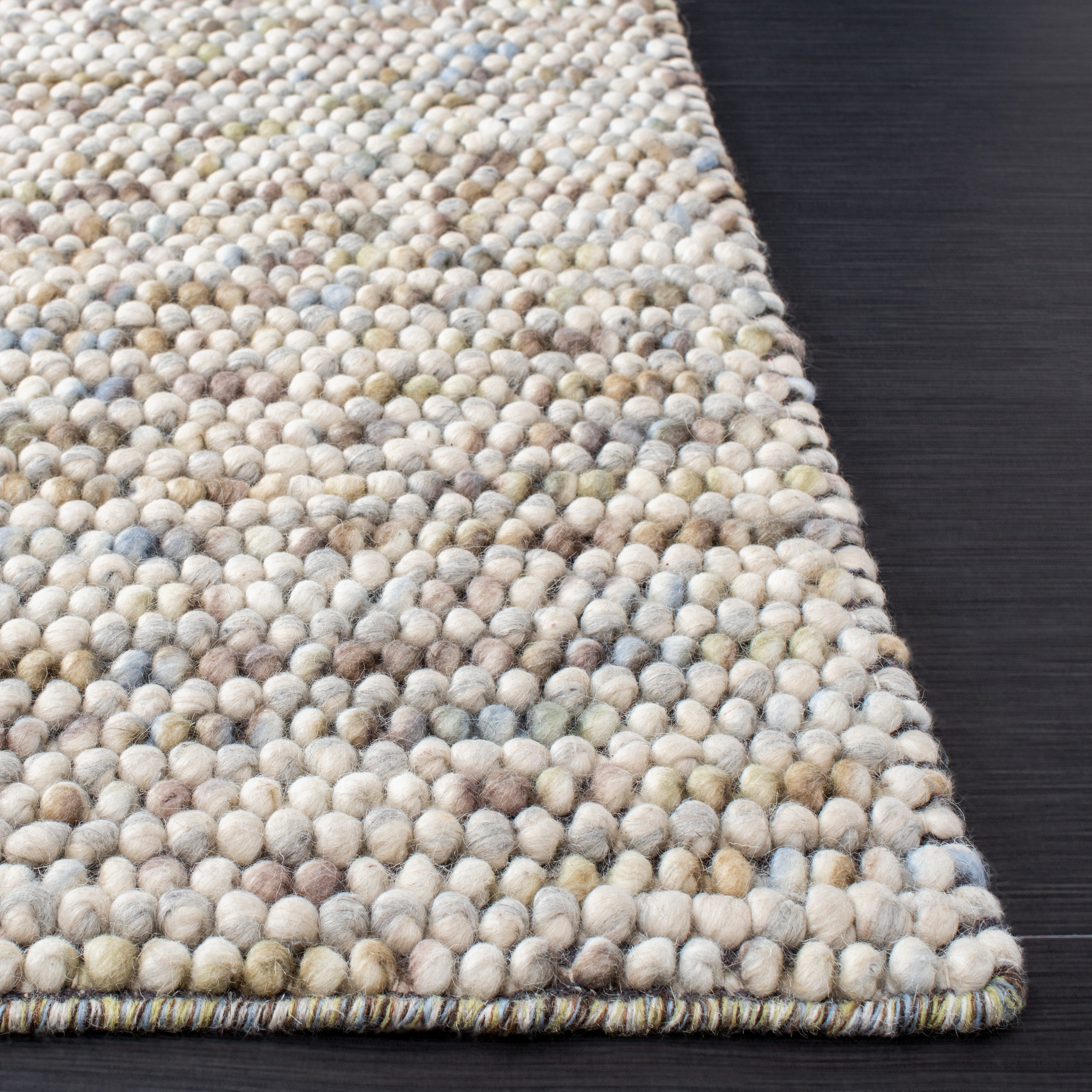 SAFAVIEH Natura Feride Geometric Area Rug, Ivory/Multi, 9' x 12'