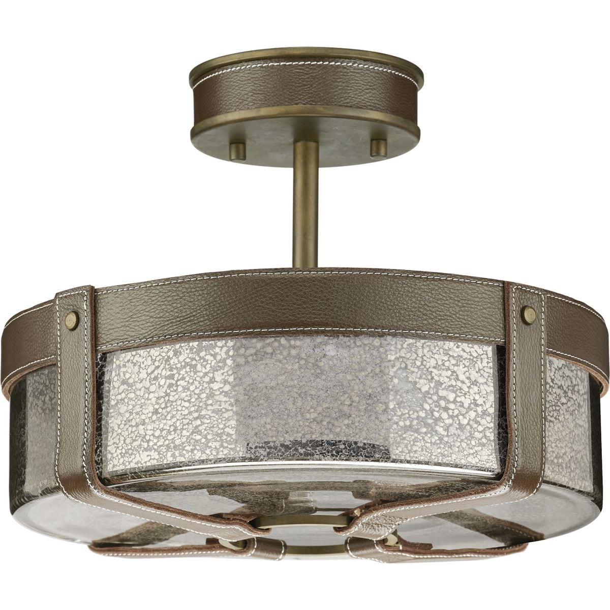 Rockdance Glass Semi Flush Mount