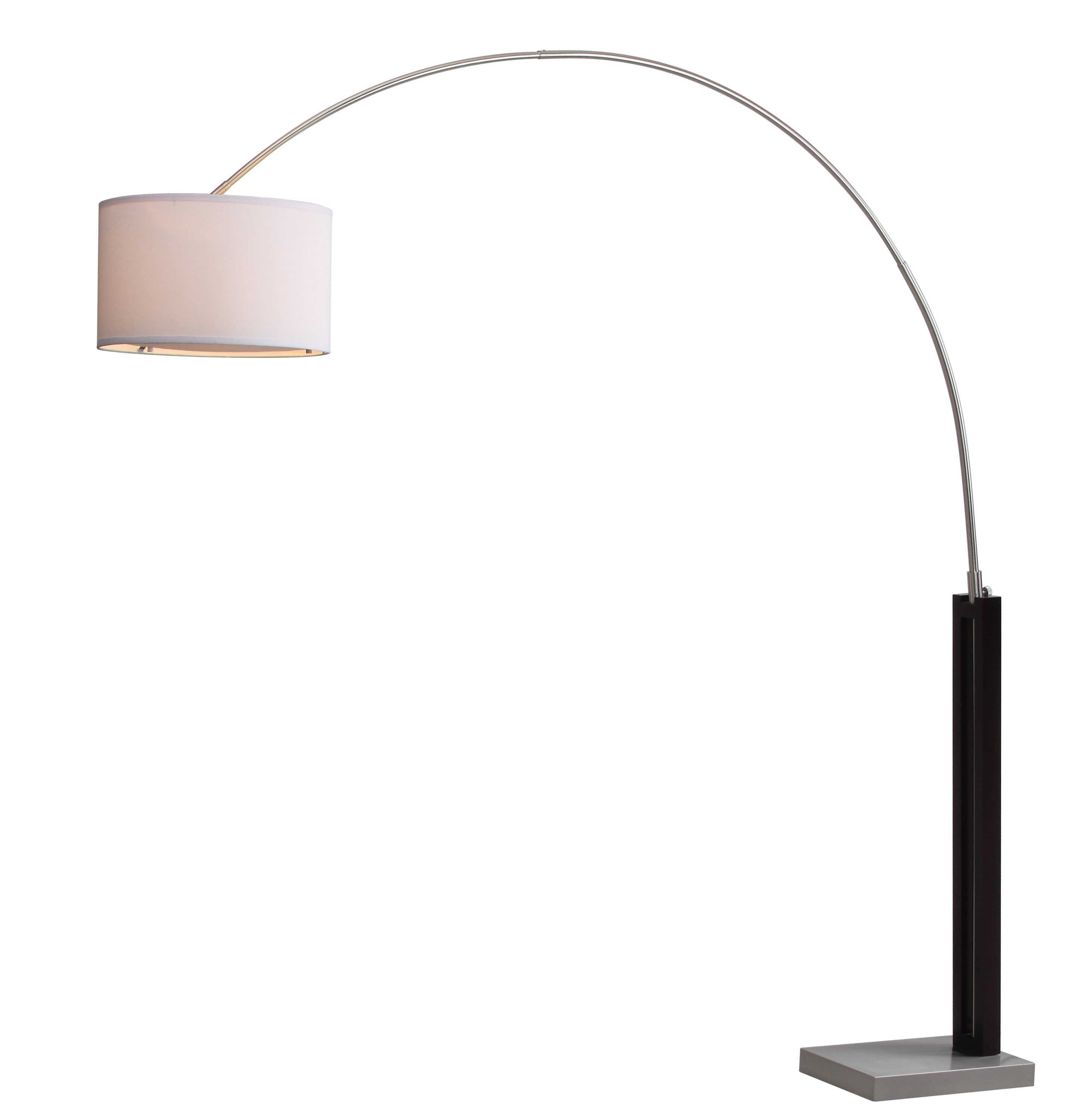 Safavieh Cosmos 83 in. H Modern Glam Arc Floor Lamp, Black/Nickel