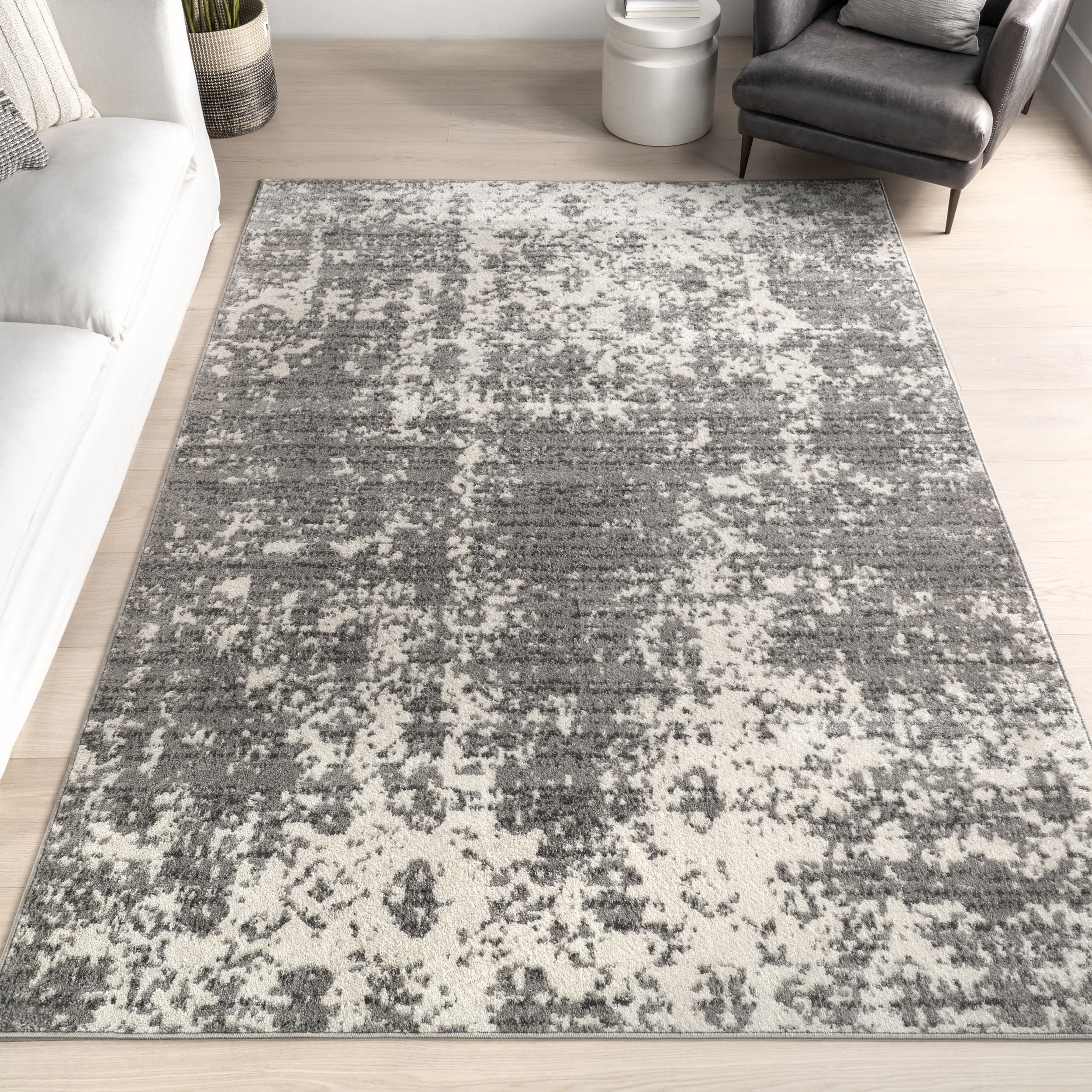 nuLOOM Misty Shades Deedra Area Rug, 4' x 6', Gray