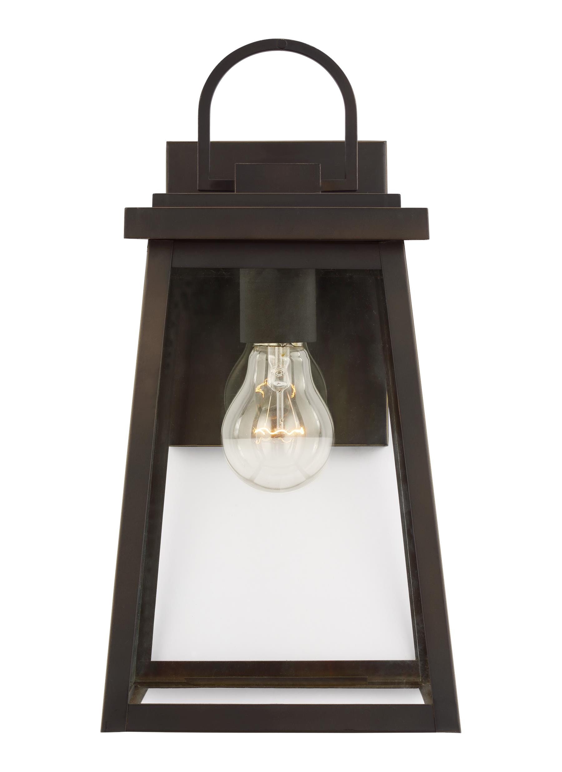 Generation Lighting Founders 1 -Light 14.25-in H Antique Bronze Hardwired Outdoor Wall Light