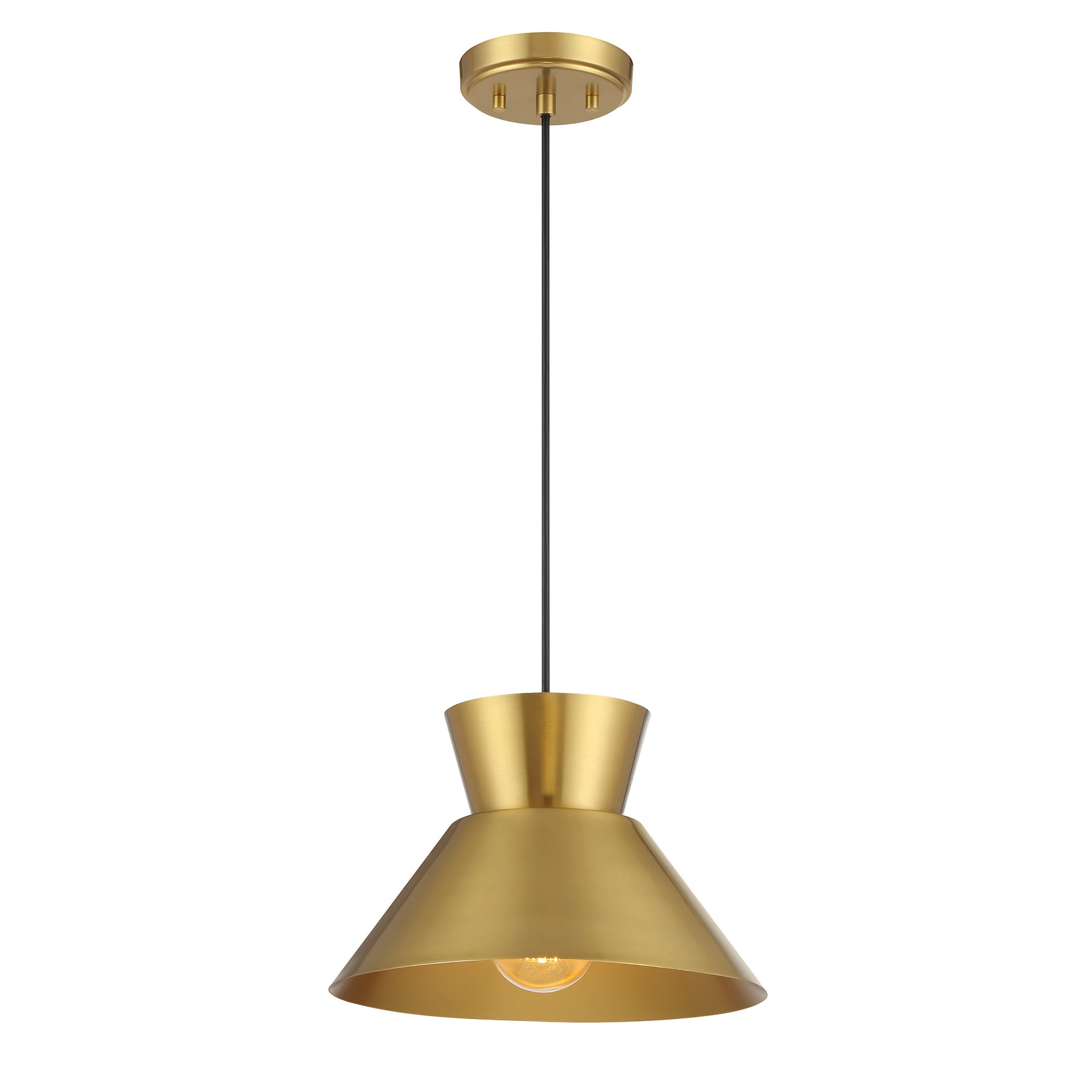 Bellevue Shp48057 12" Wide Pendant - Brass