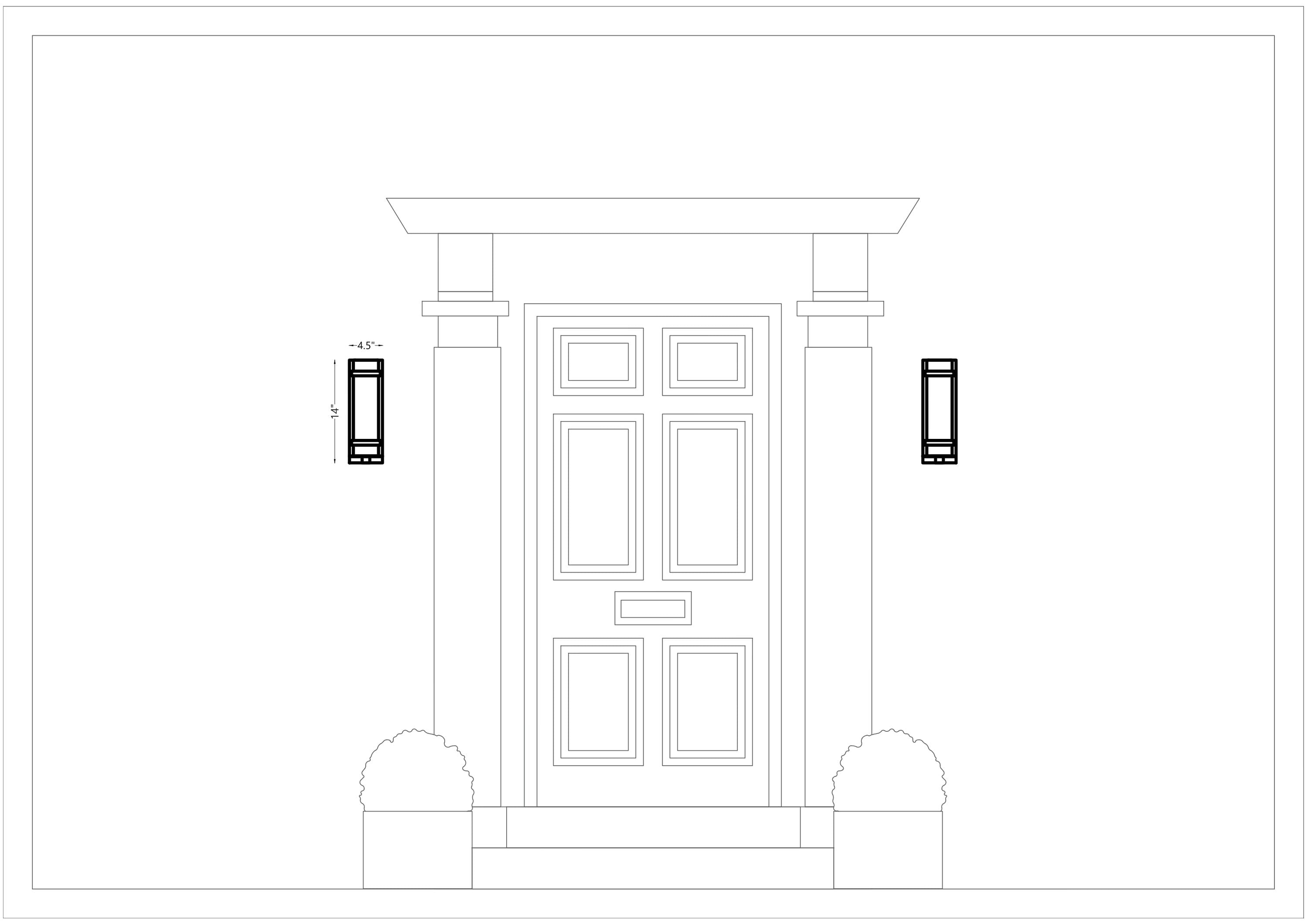Alban 14" Black Aluminum Outdoor Wall Sconce with Etched Opal Glass