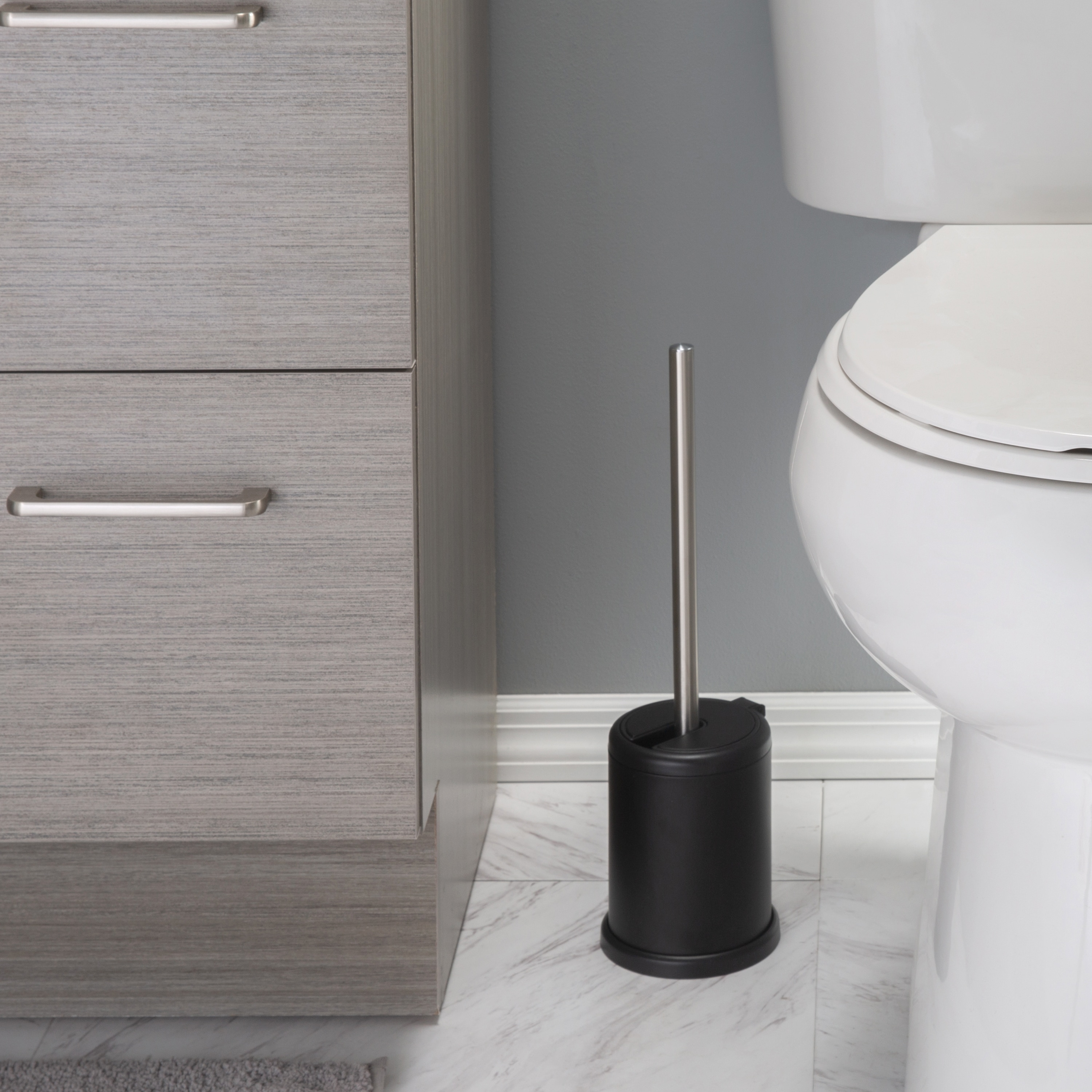 Bath Bliss Bath Bliss Metal Toilet Brush And Holder