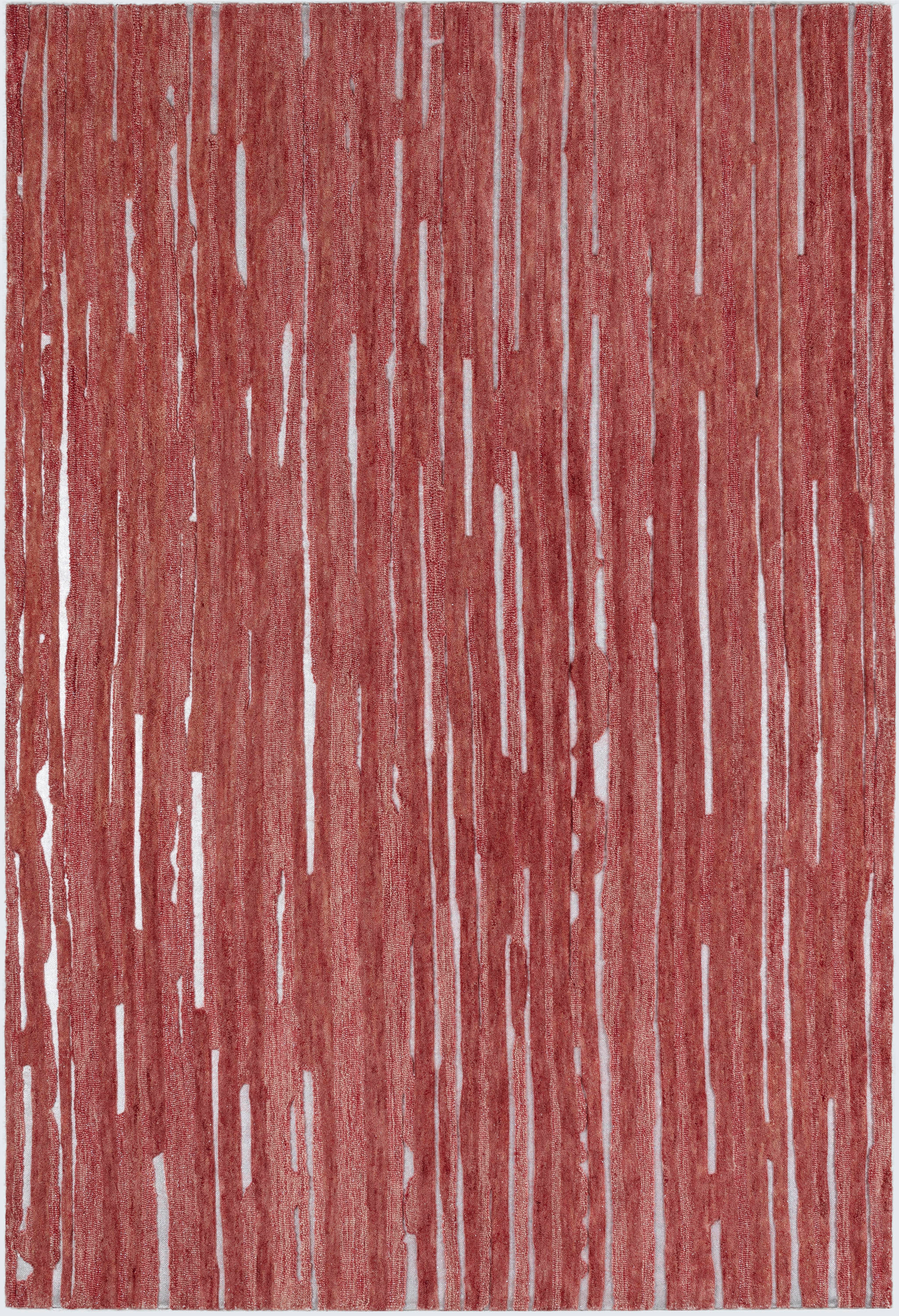 Addison Rugs Addison Dazzle Modern Hand Spun Wool and Metallic Area Rug Sangria 5'X7'6" 5' x 8'