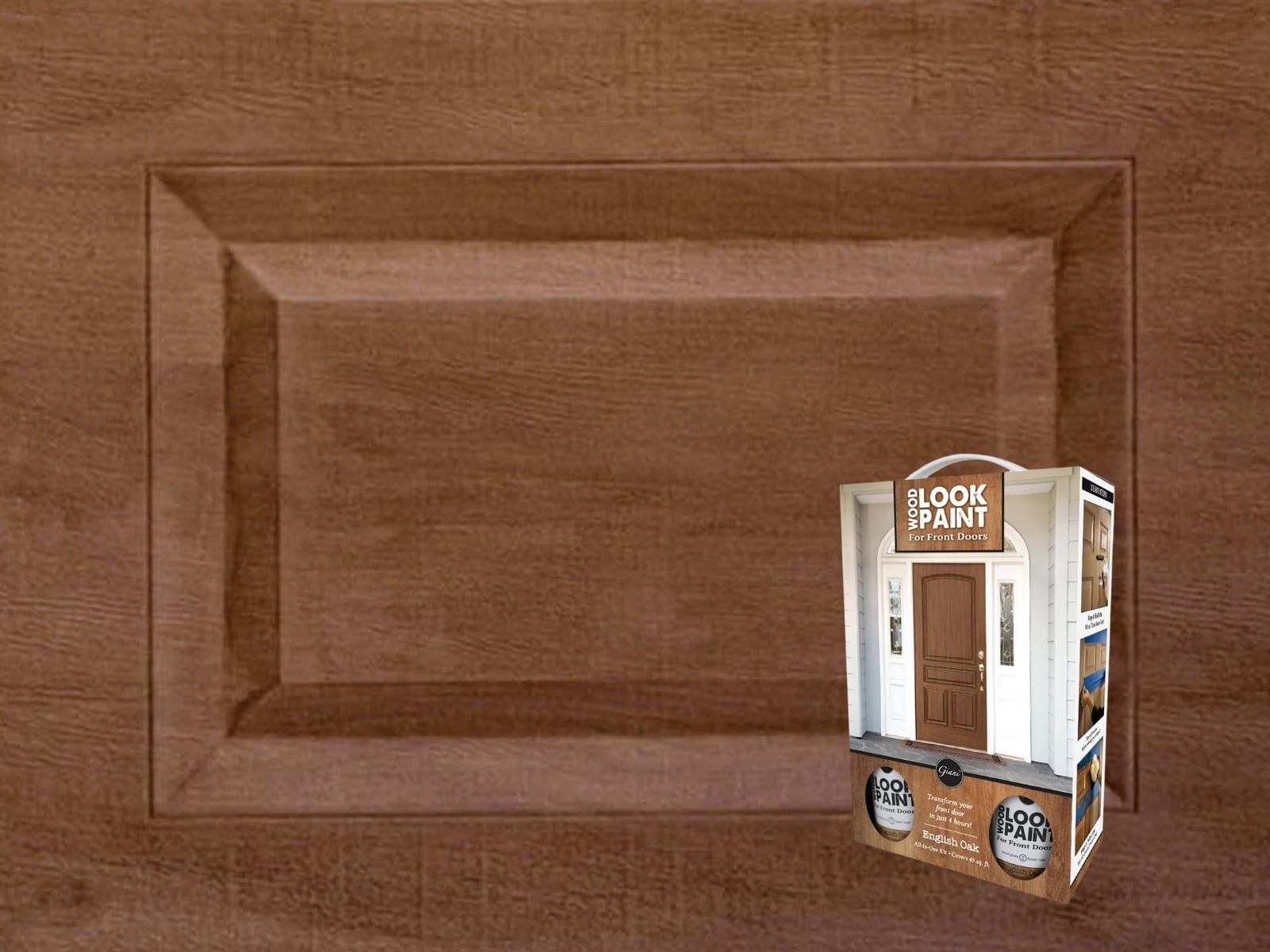 Giani Wood Look Satin Brown Water-based Interior/Exterior Door and Trim Paint ( Kit )