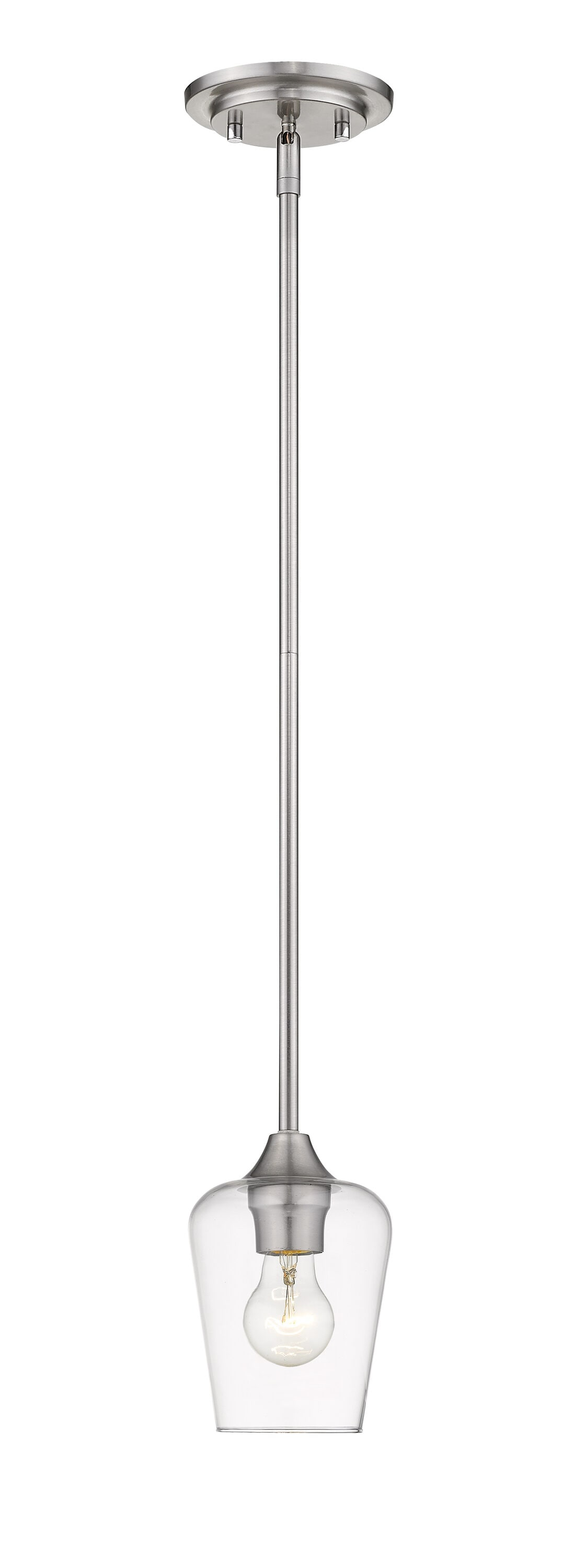Z-Lite Joliet 1 - Light Pendant in  Brushed Nickel