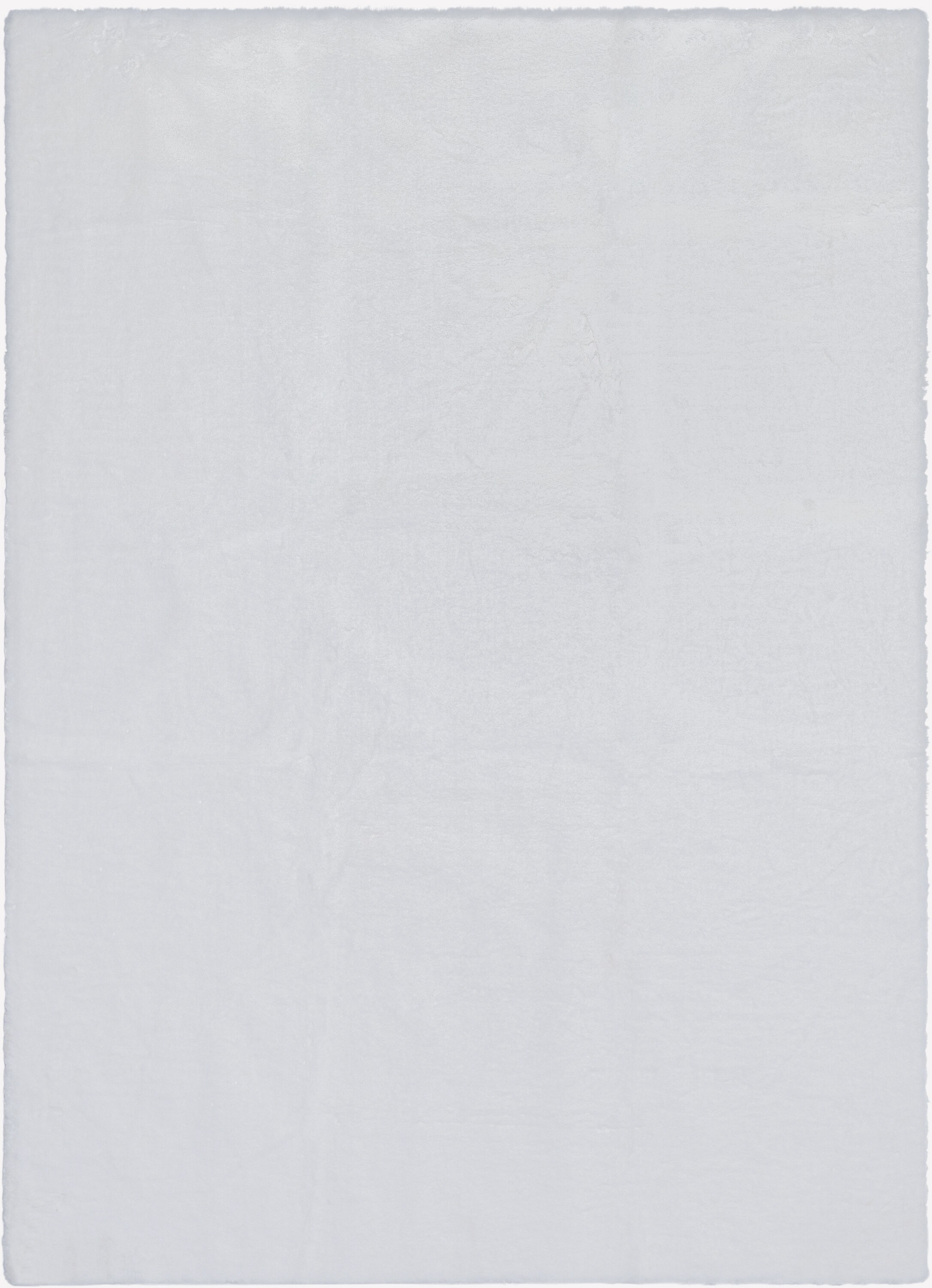 Well Woven | Faux Rabbit Fur Shag White | Super Soft | Area Rug 5x7 (5'2" x 7'3")