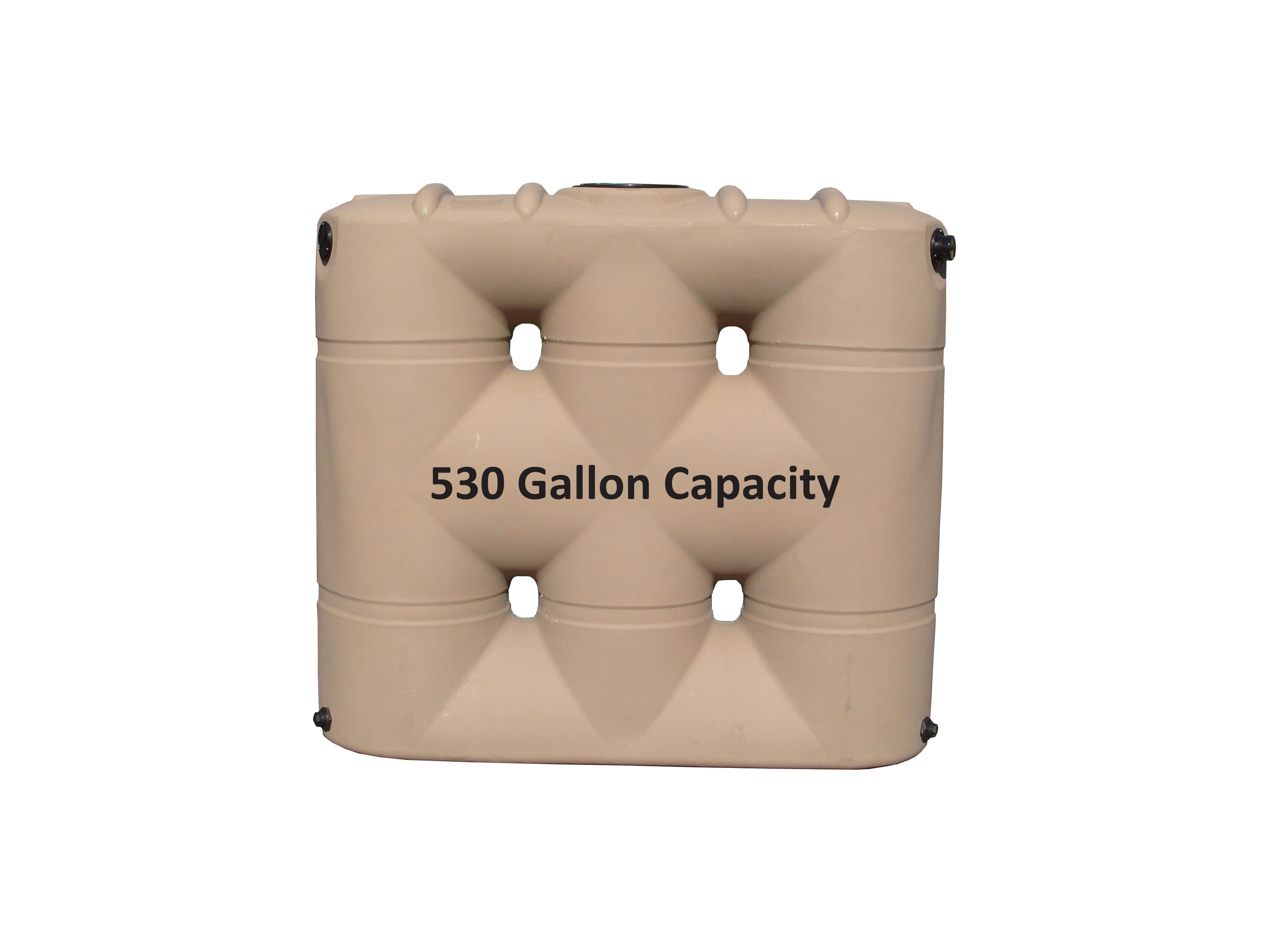 Bushman 530-Gallon Plastic Brown Water Storage Tank