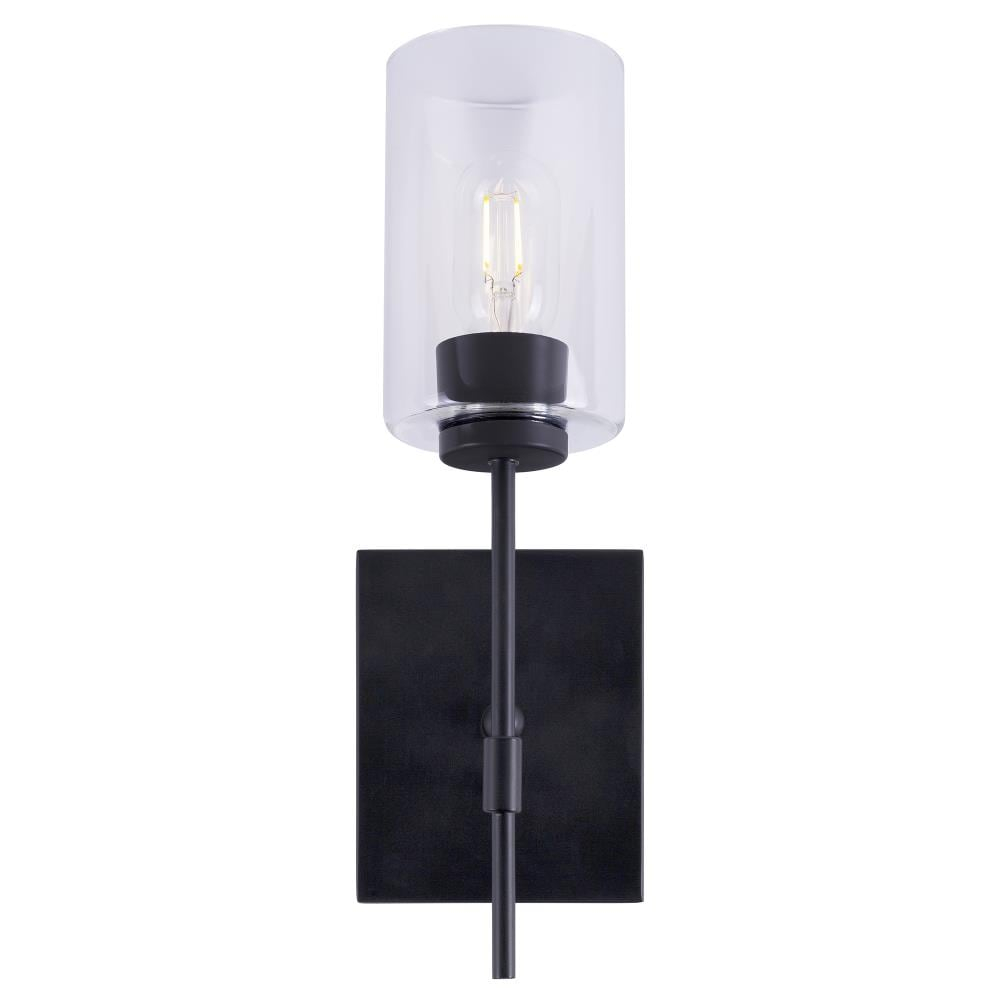 Forte Lighting 2612-01 Faye Wall Sconce - Black