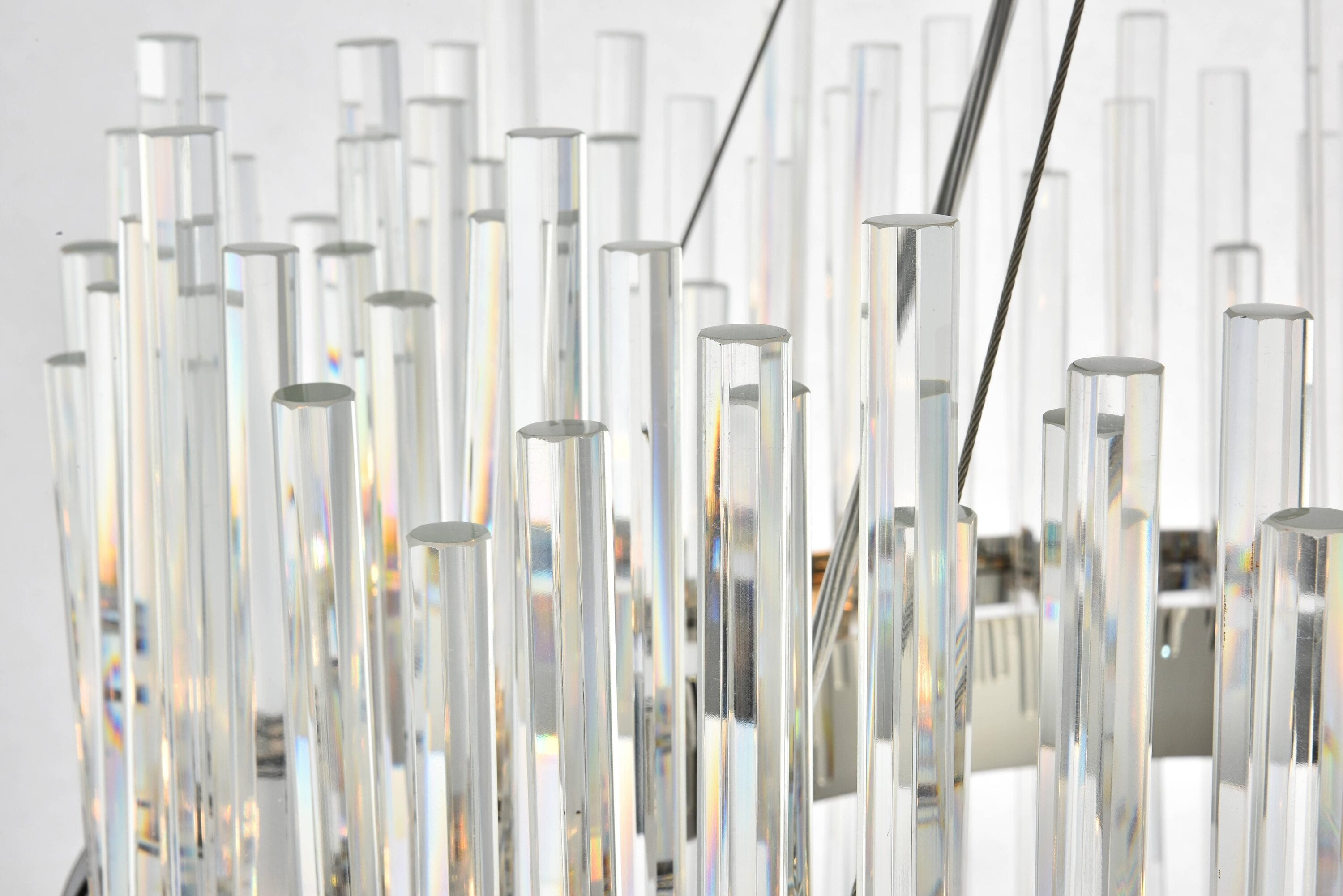 Elegant Lighting Dallas 16 Light Royal Cut Crystal Chandelier in Chrome