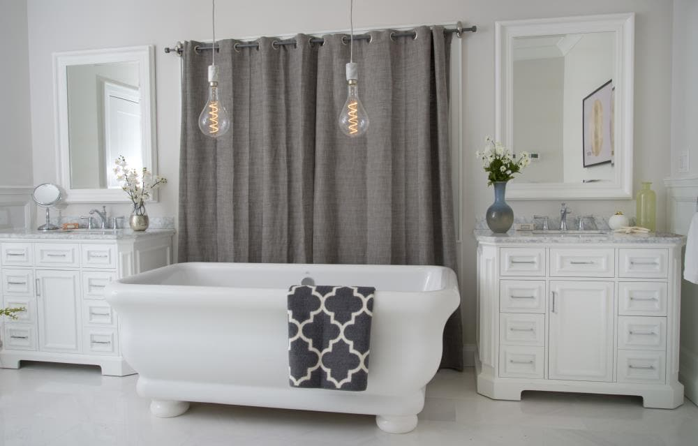 Clear Glass LED Filament Decorative Light Bulb, 15.16 in