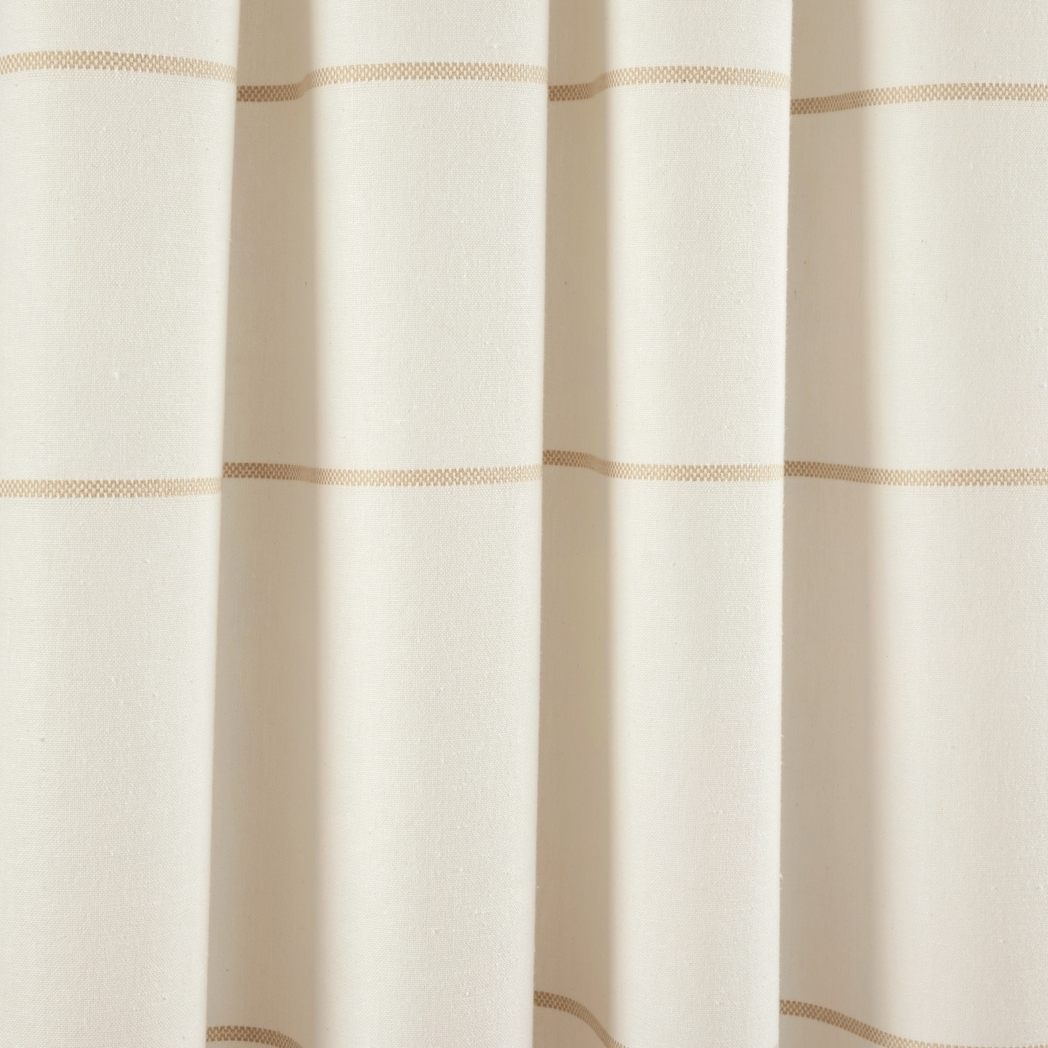 Lush Decor Farmhouse Boho Stripe Window Curtain Panels - Gray Ombre - 42 X 84