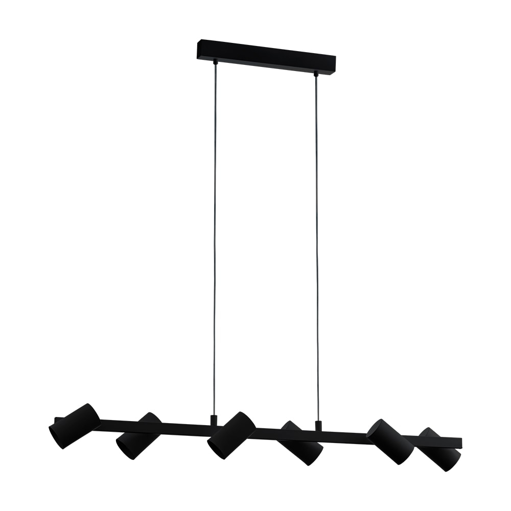 Gatuela Contemporary Black LED Island Pendant Light