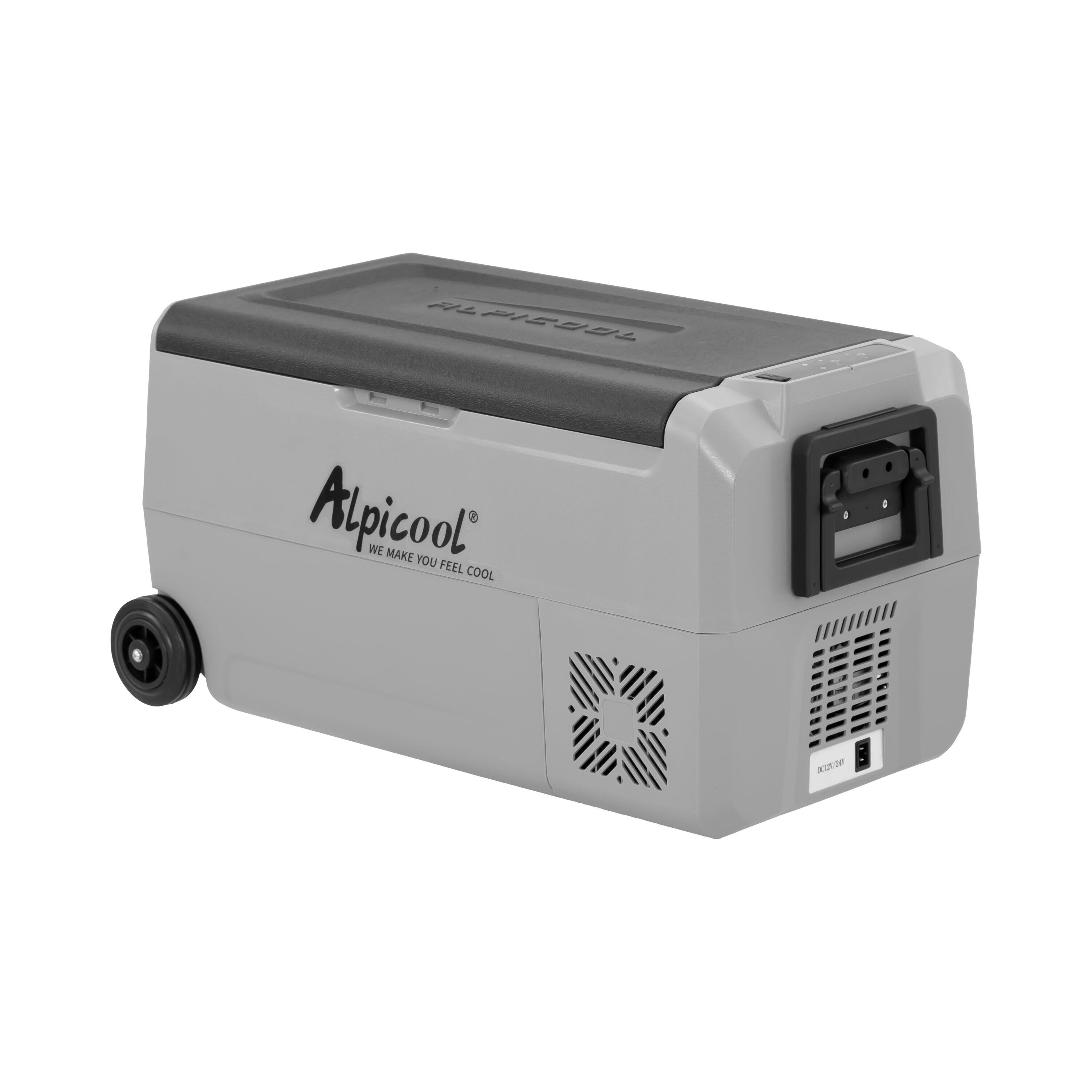 Alpicool Gray 38 Quart(s) Hard Wheeled Cart cooler