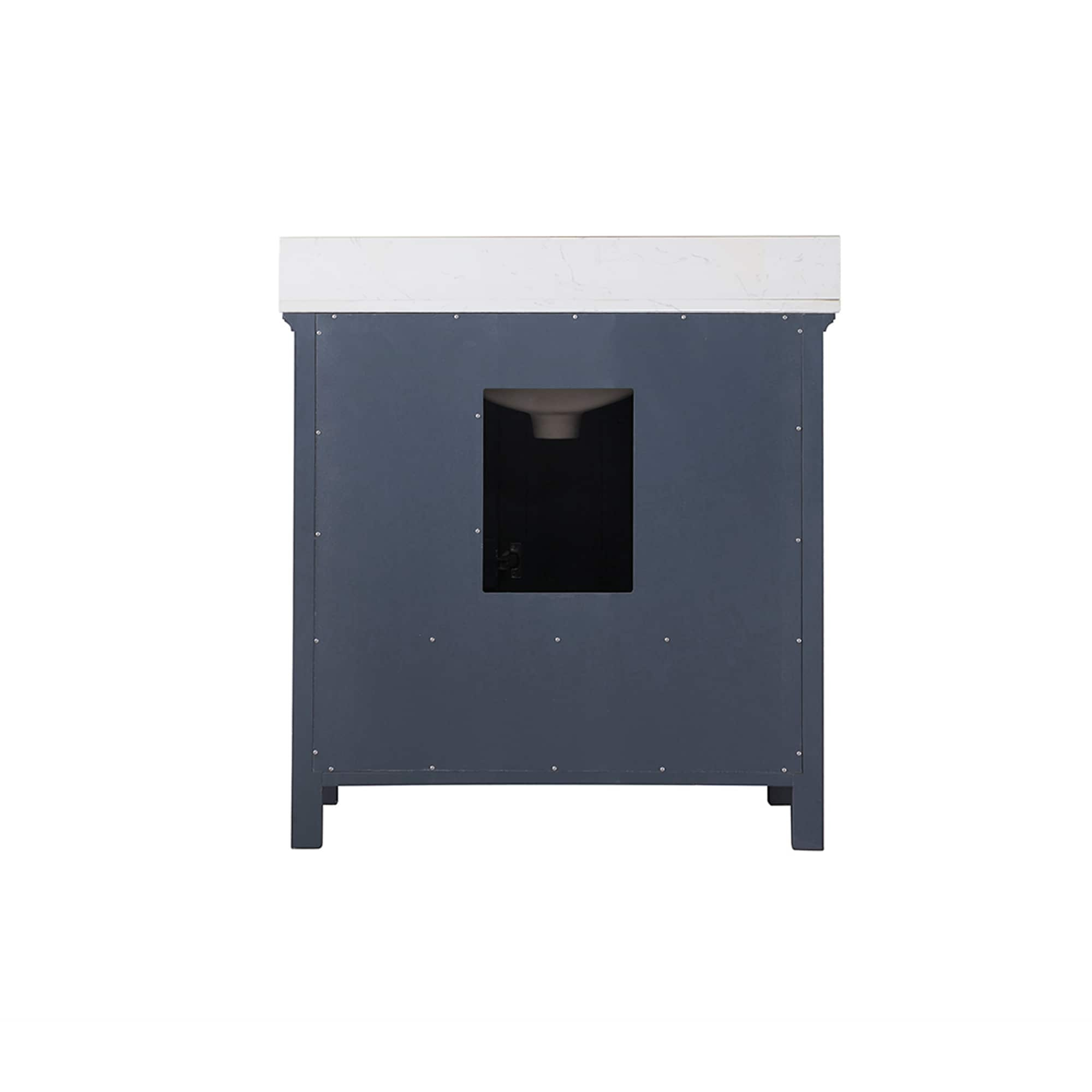Isla 30" Marble Countertop Single Vanity w/o Mirror - Classic Blue