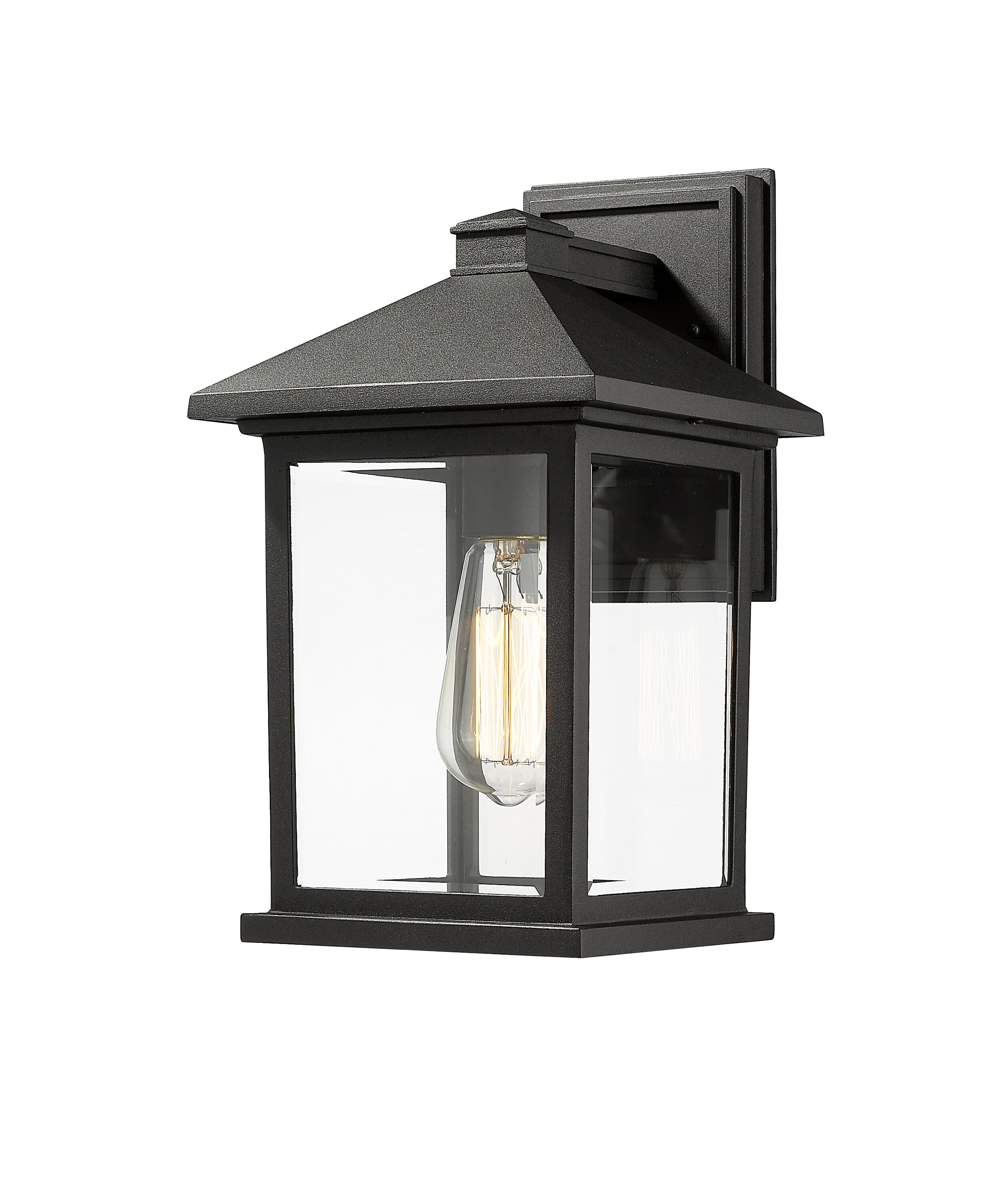 Z-Lite 531M-BK 1 Outdoor Wall Light, Black