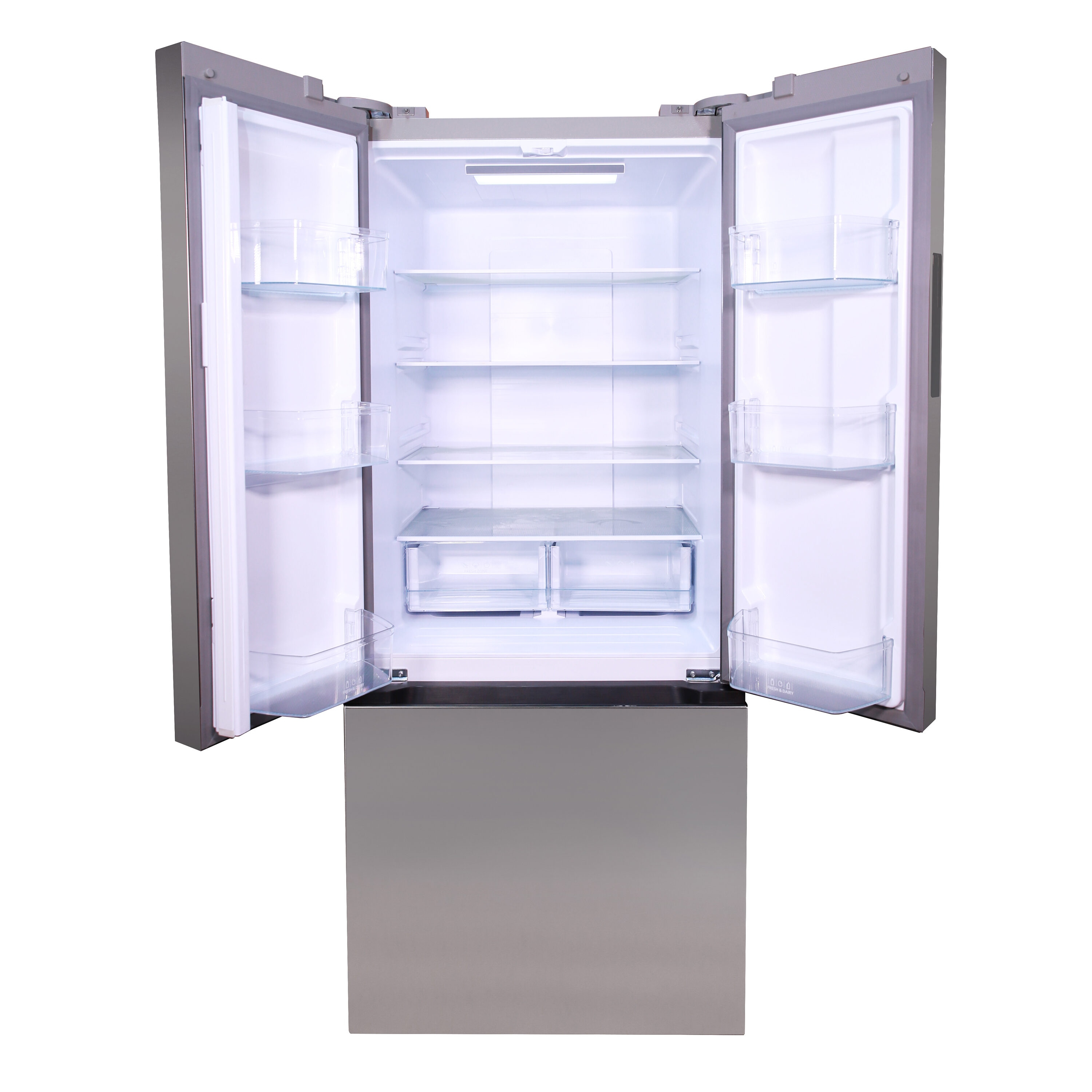 Avanti Frost Free French Door Refrigerator​, 17.5 Cu. Ft., in Stainless Steel (FFFDS175L3S)
