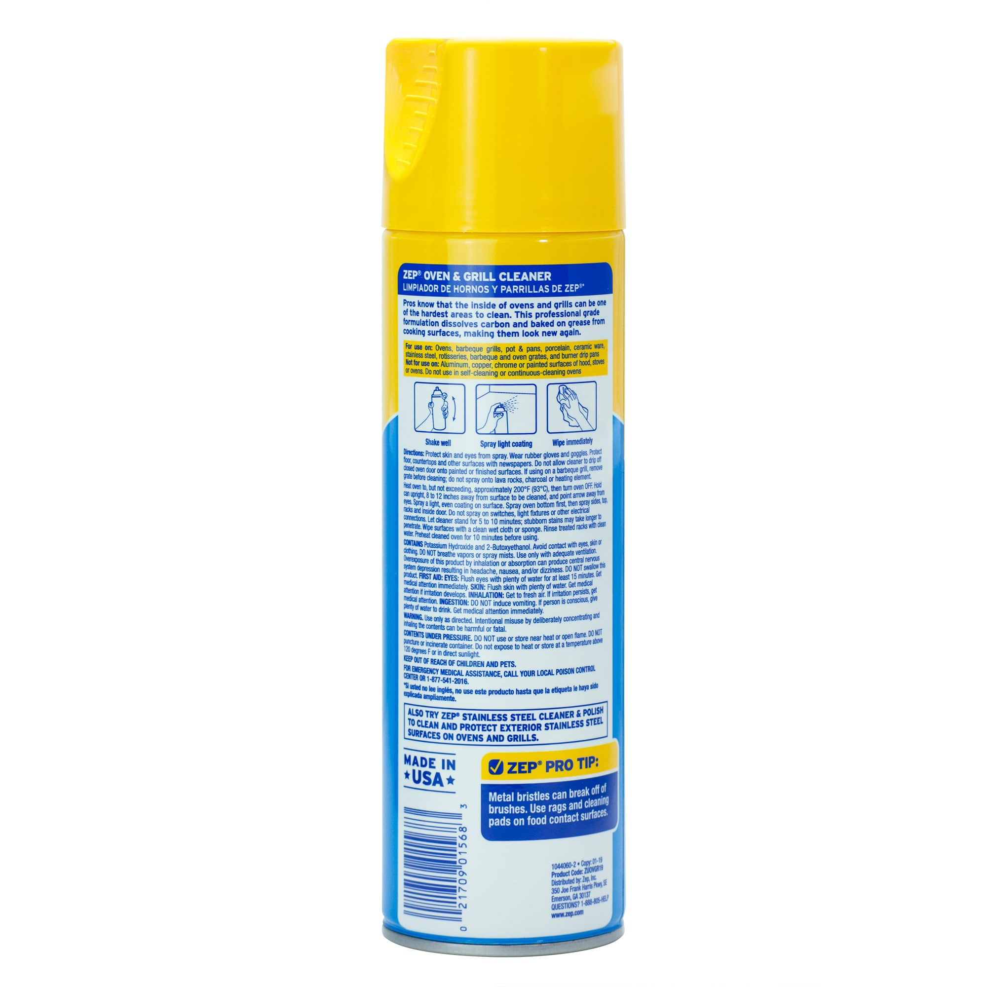 Zep Oven and Grill Cleaner, 19-oz. - Quantity 1