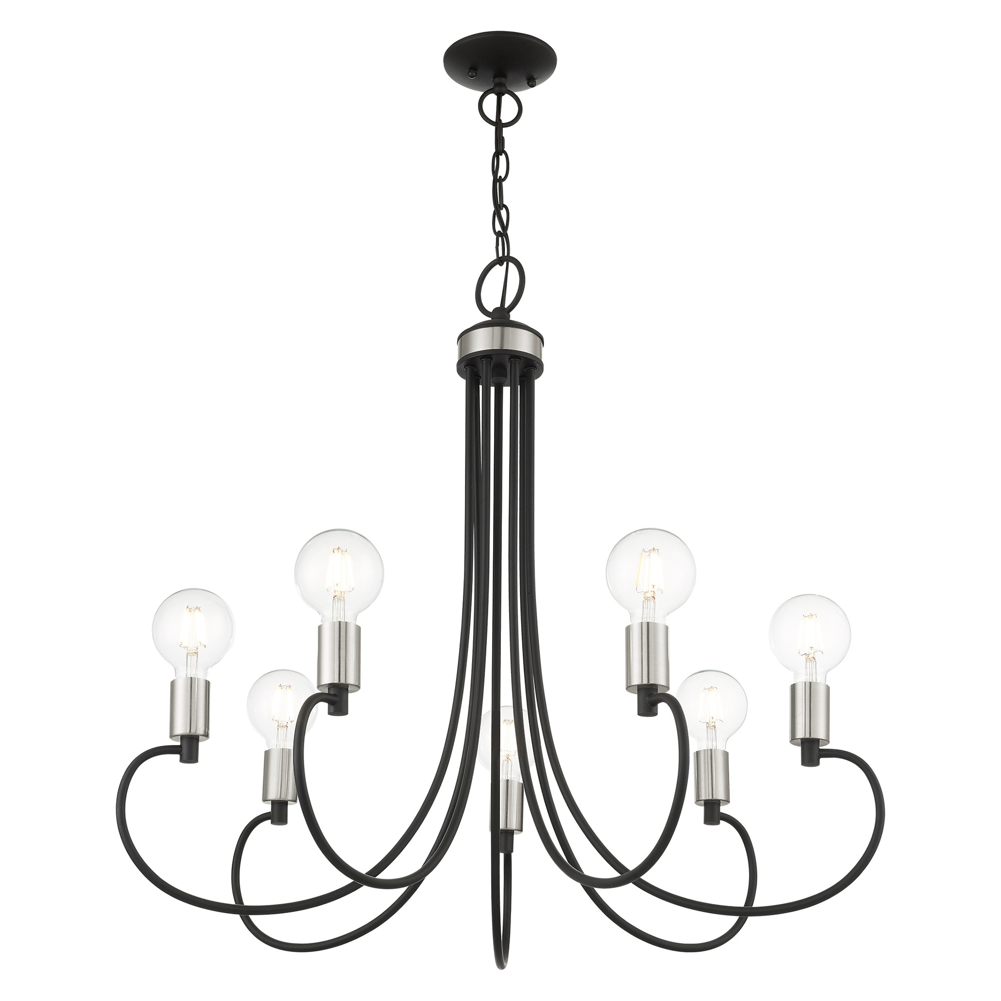 Livex Lighting - Bari - 7 Light Chandelier in New Traditional Style - 30 Inches