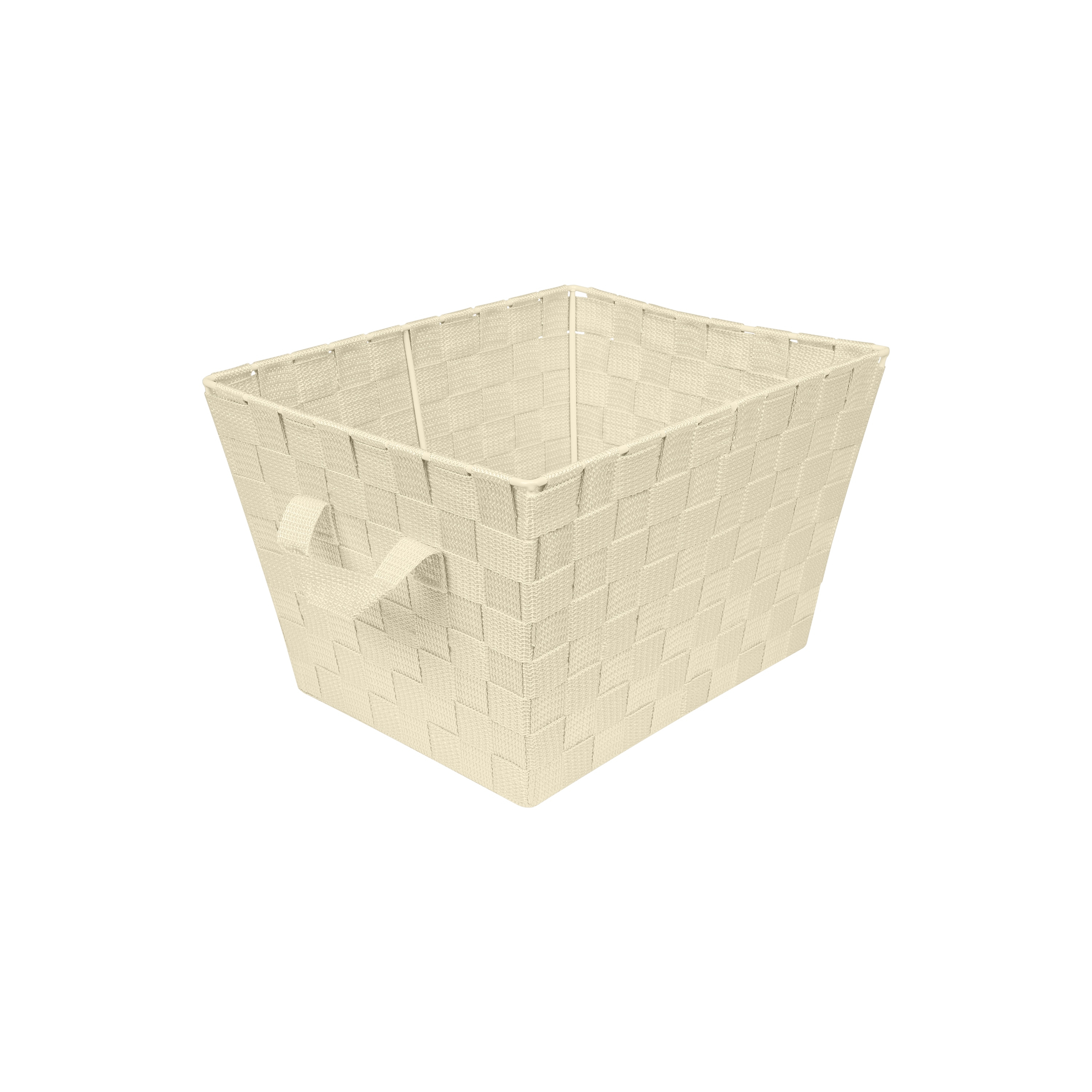 Simplify Small Woven Storage Basket in Ivory