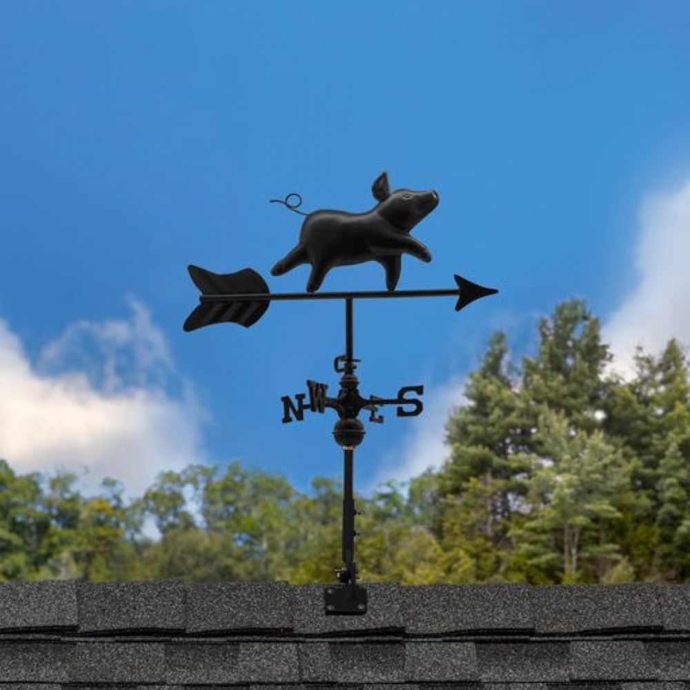 Good Directions Pig Weathervane with Roof Mount