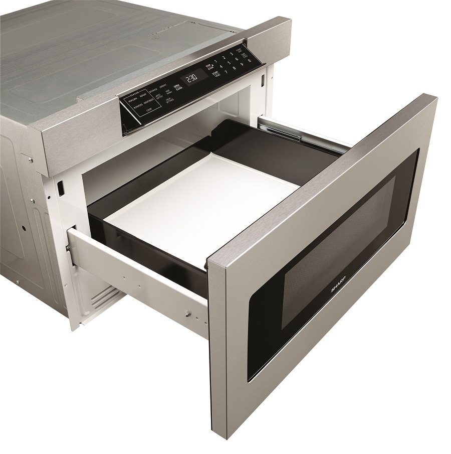Sharp 23.875-in 1.2-cu ft 950 -Watt Low Profile Microwave Drawer ( Stainless Steel )