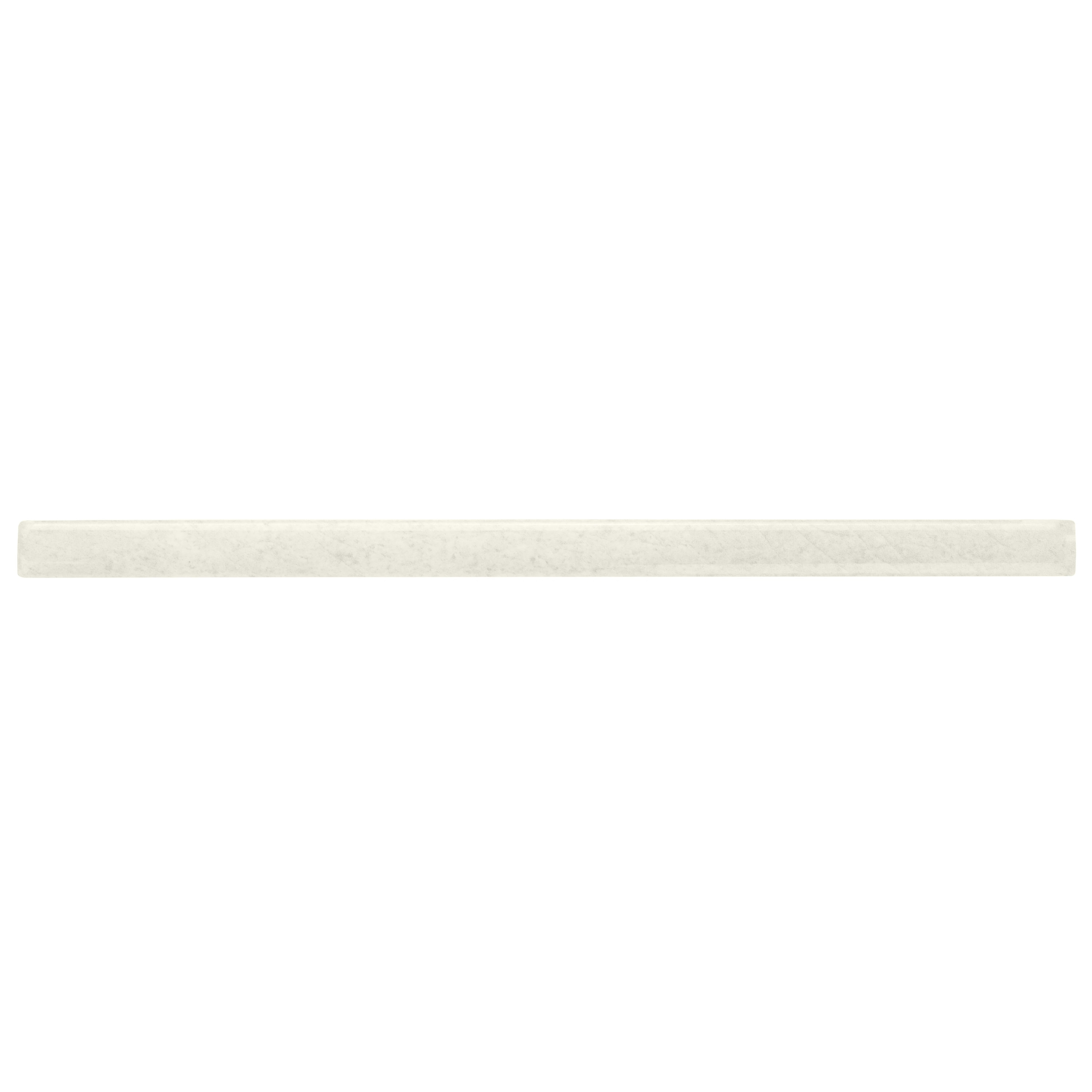 Bond Tile Mandalay 0.59 in. x 11.81 in. Polished Ceramic Marble Look 1/4 Round Wall Tile Trim