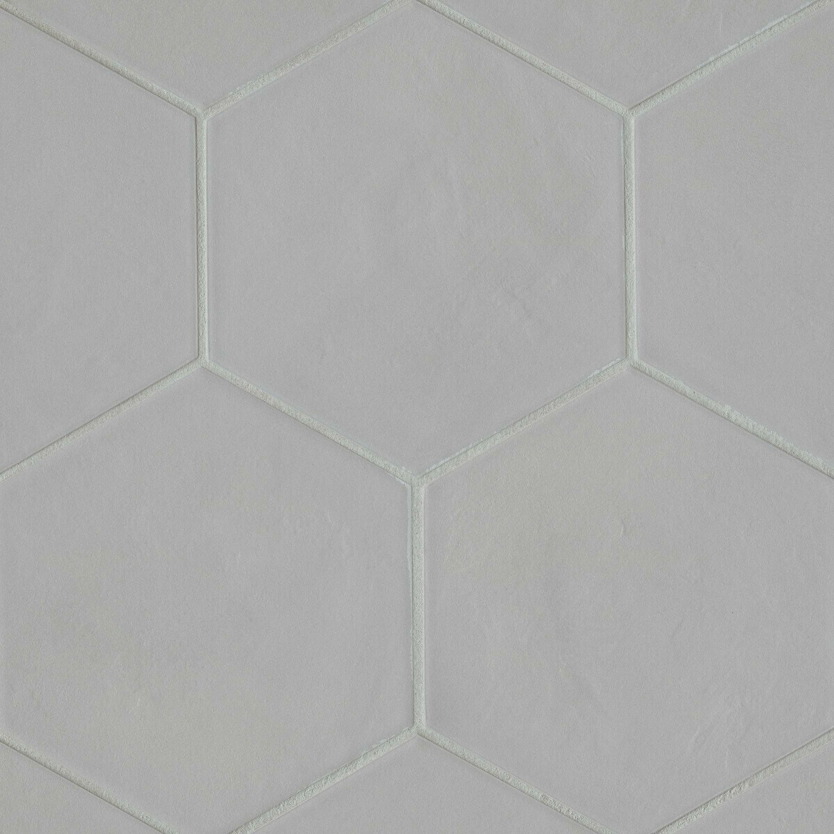 Bedrosians Allora Hexagon Matte Porcelain Tile 8.5" x 10", Solid Grey (29-Pack, 12.67 SF)
