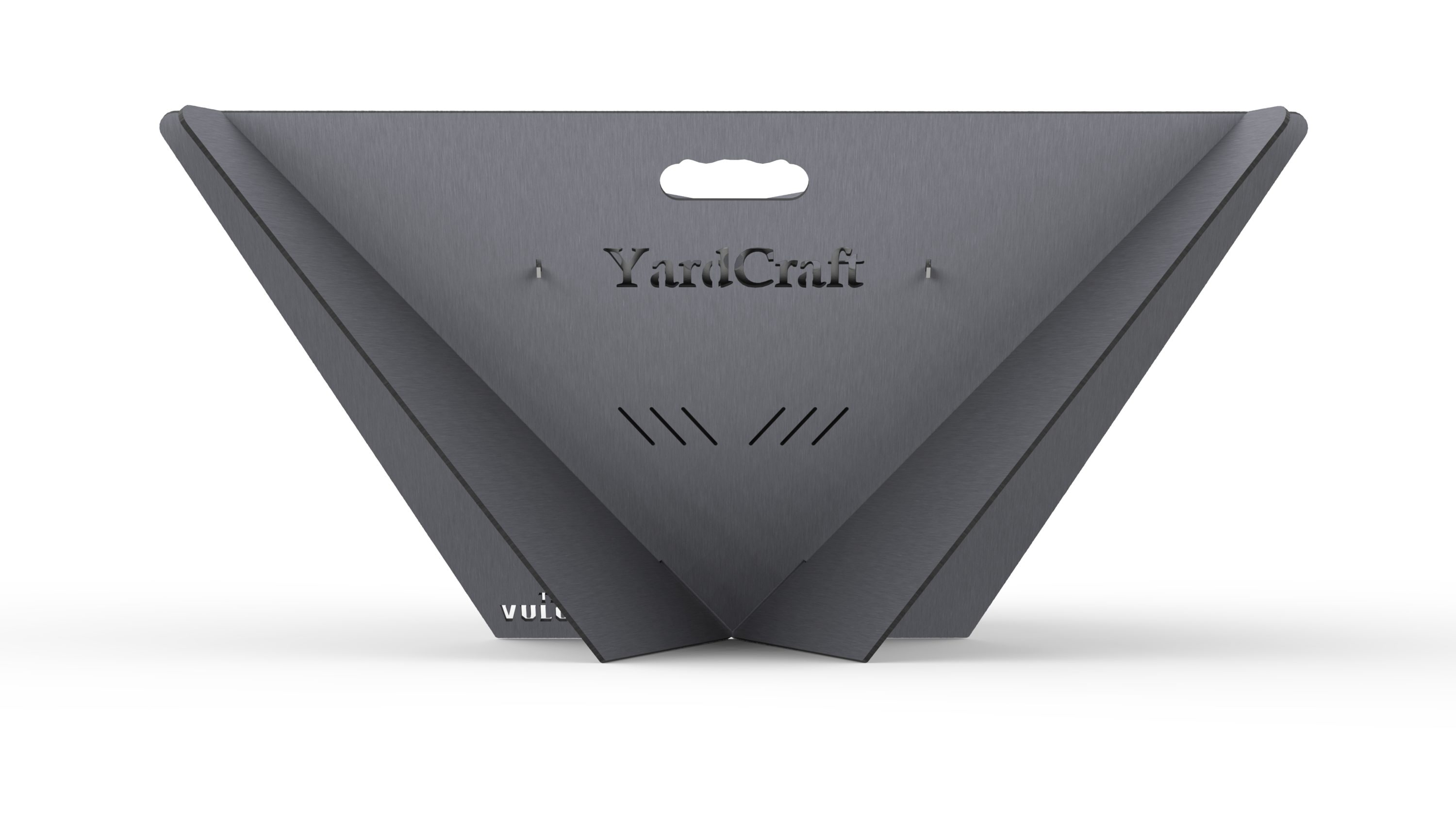 The Vulcan Steel Fire Pit Steel Charcoal/Wood Fire pit