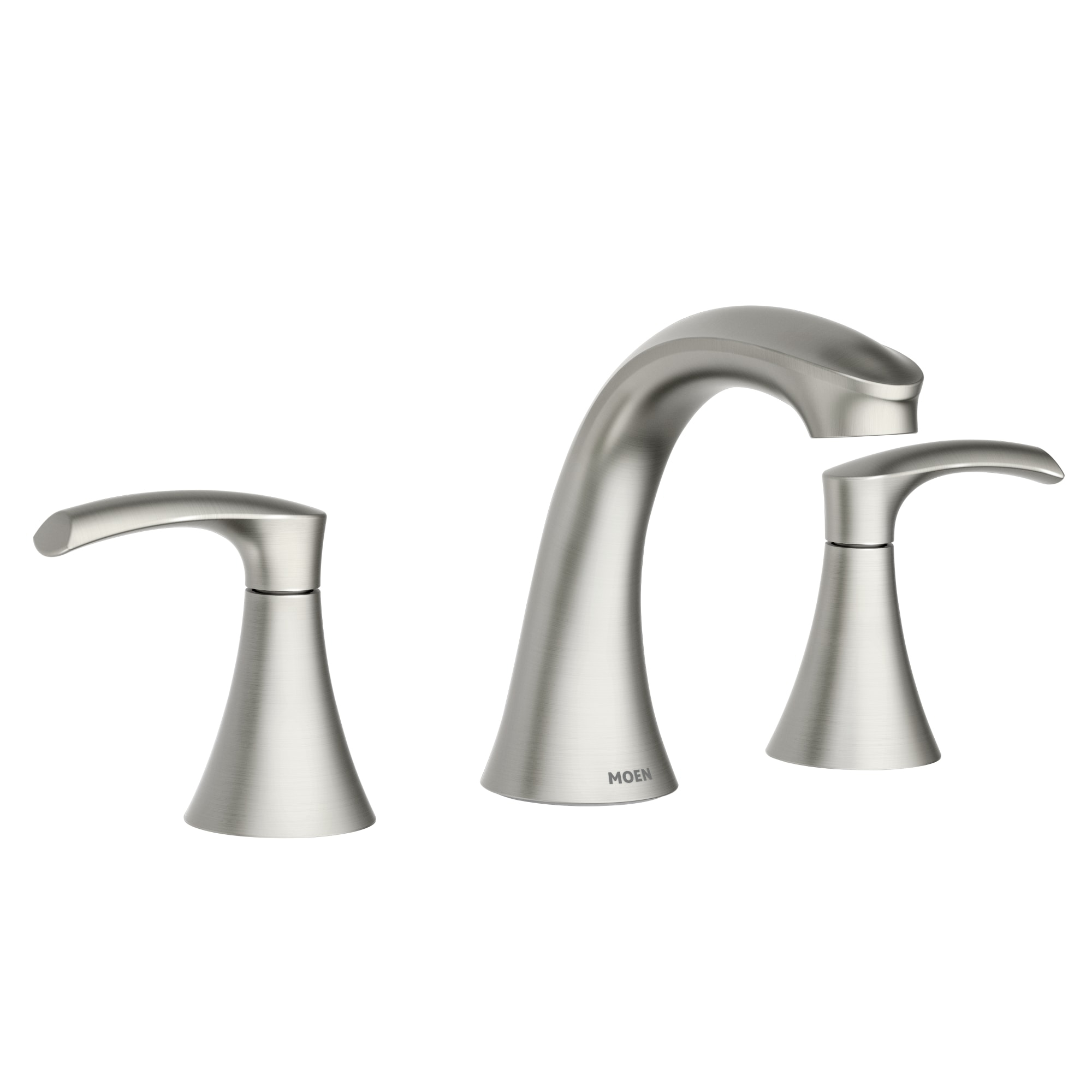 Graeden Transitional Brushed Nickel 2-Handle High-Arc Bathroom Faucet